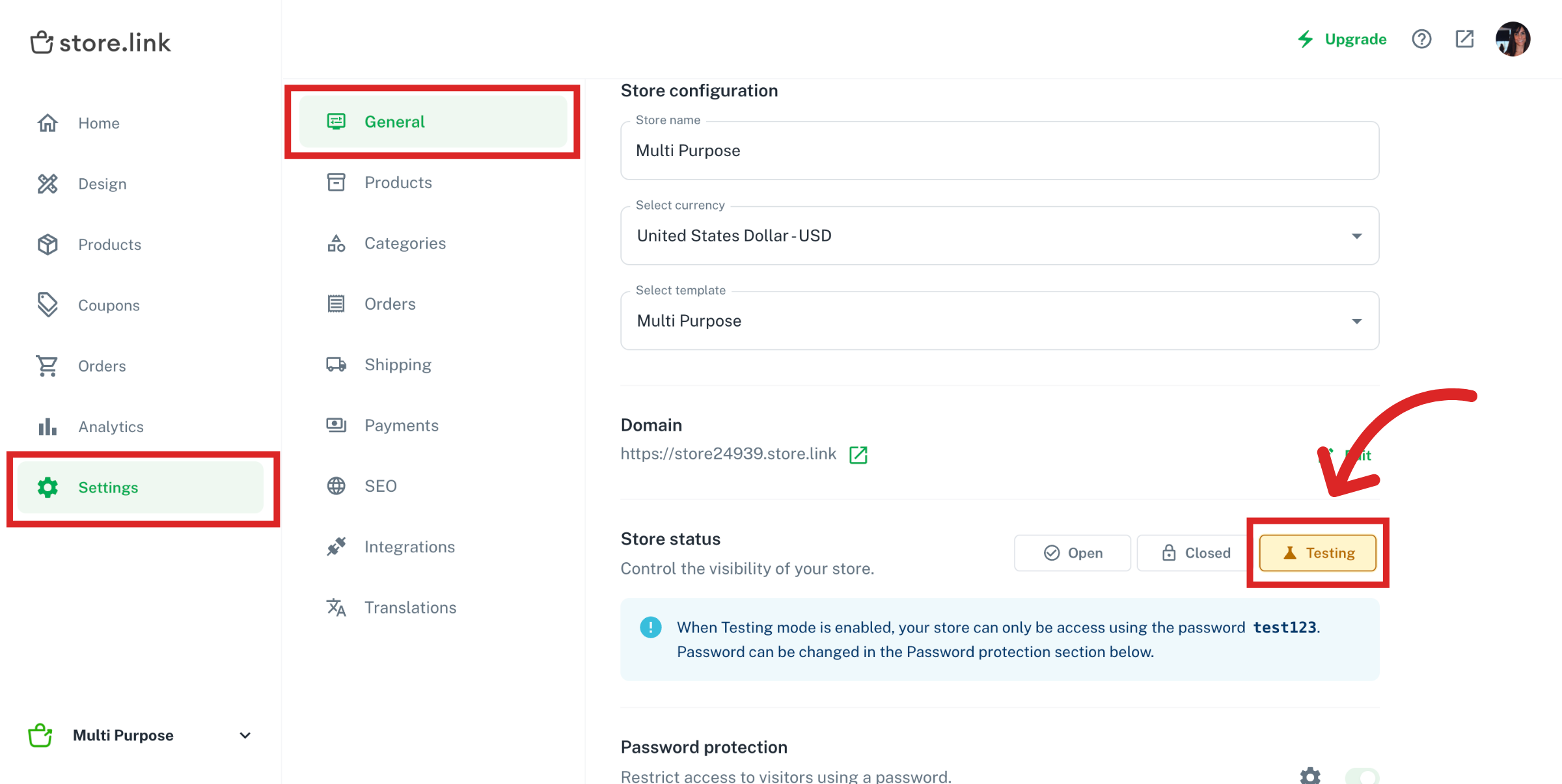 Select Password Field