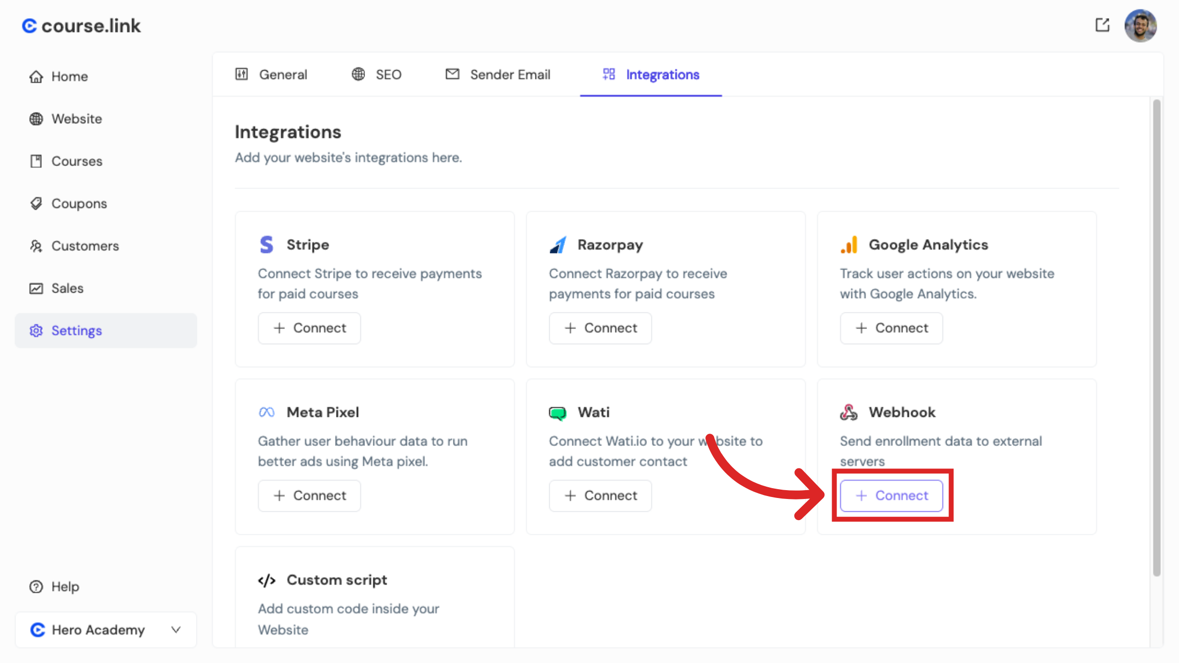 Initiate Connection Setup
