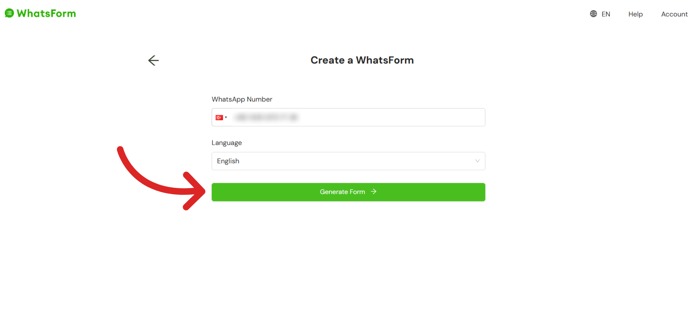 Generate Survey Form