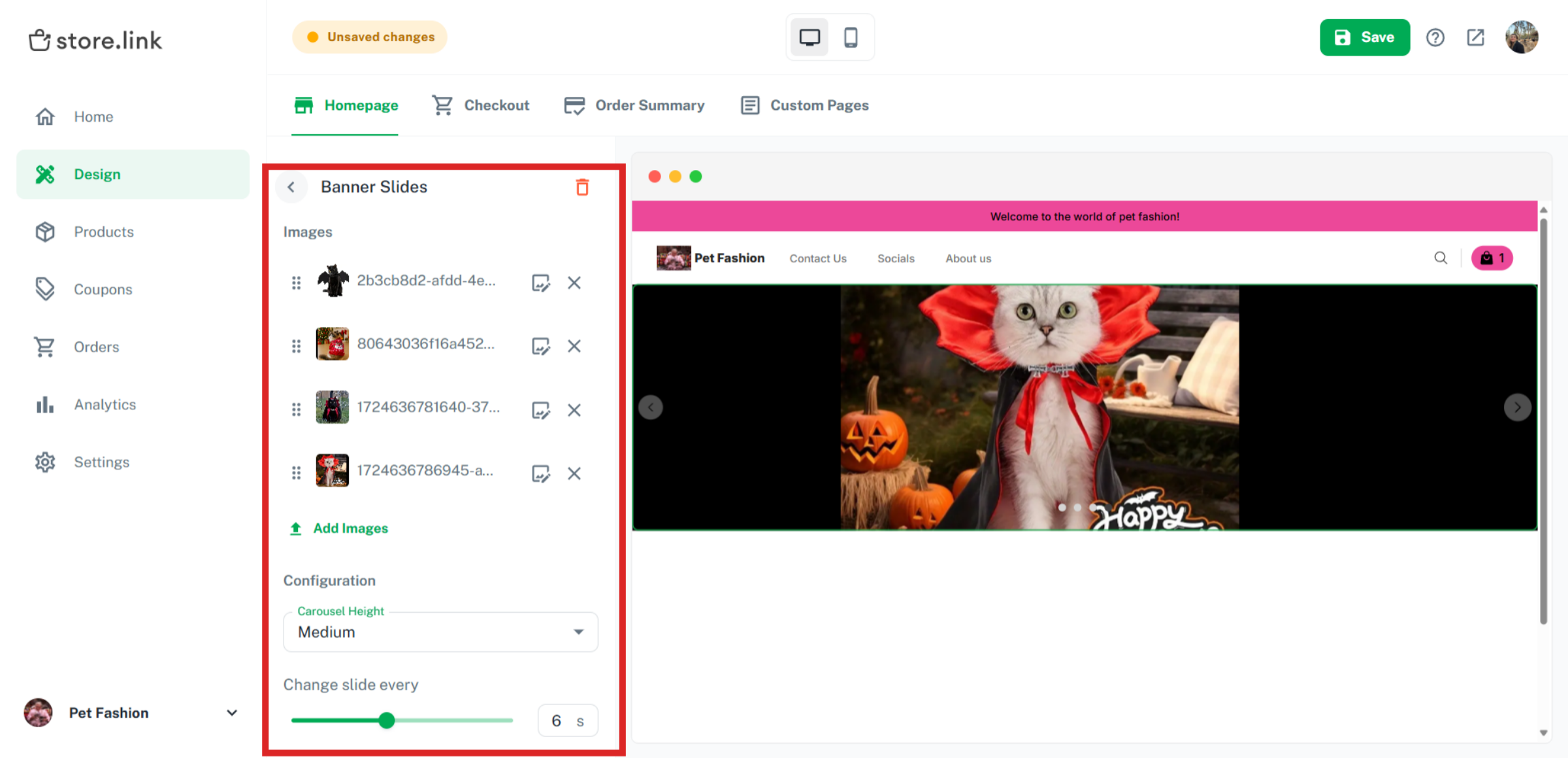 Open Store Customization