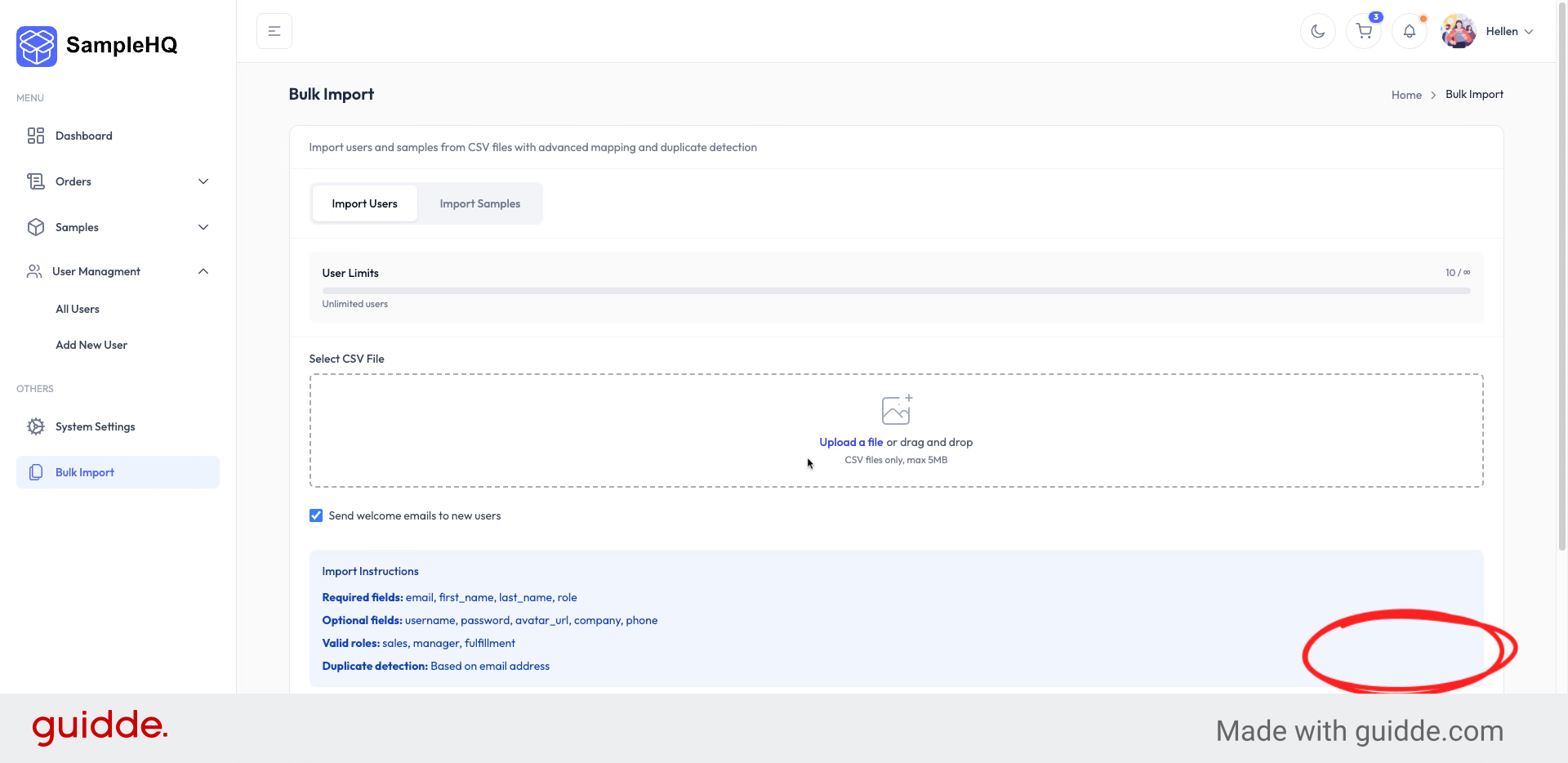 Download Example CSV File