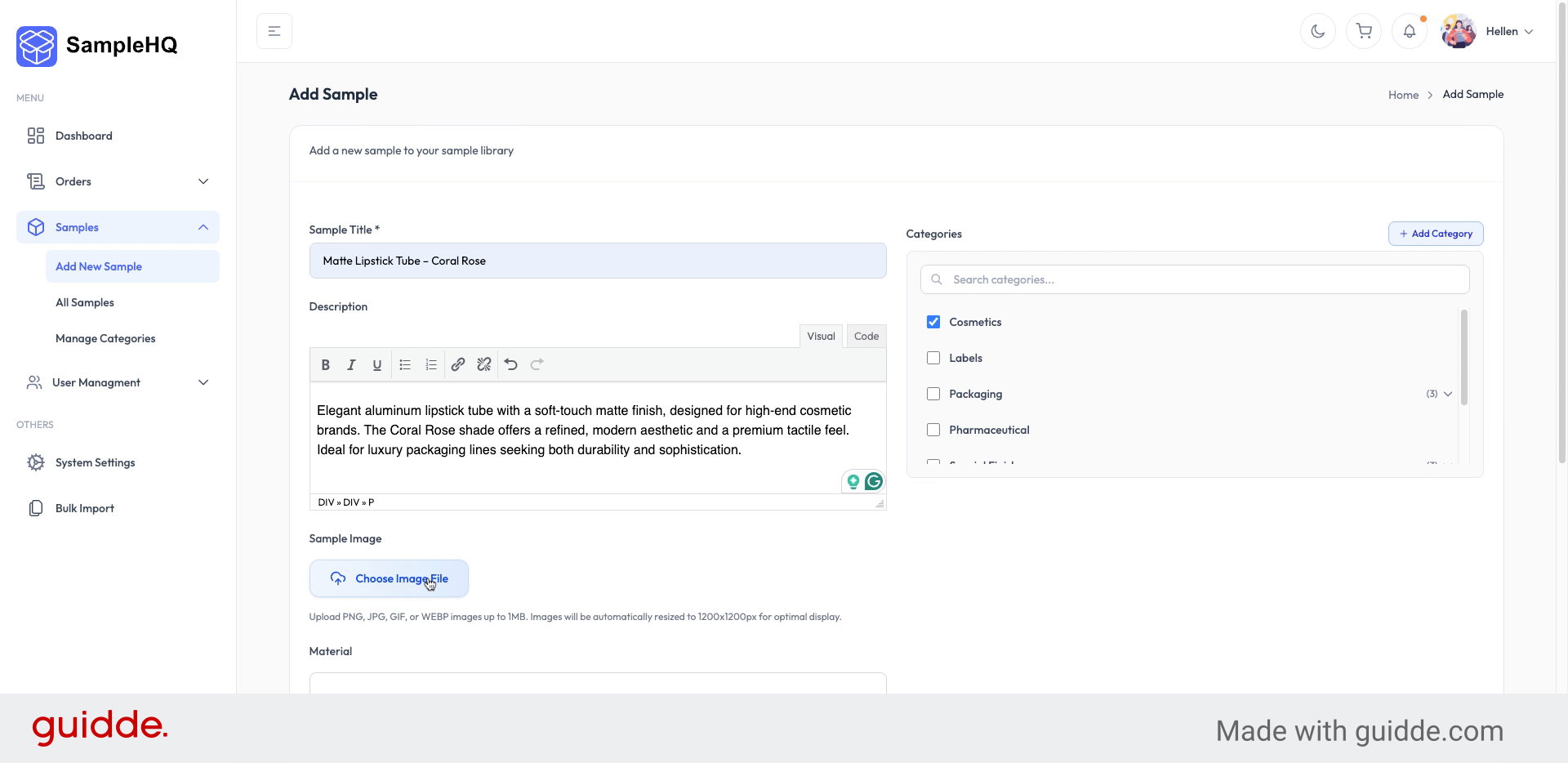 Include Related Sample Details