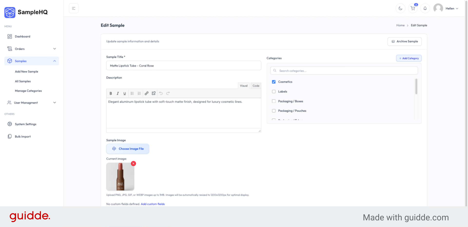 Customize Data Capture Options