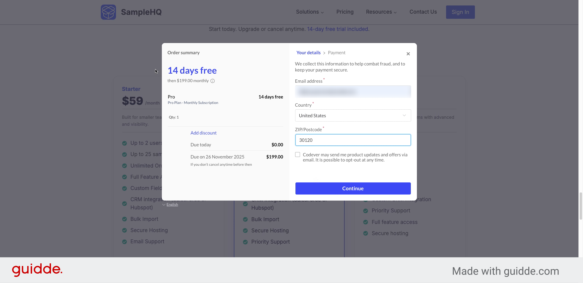 Review Trial Period Details