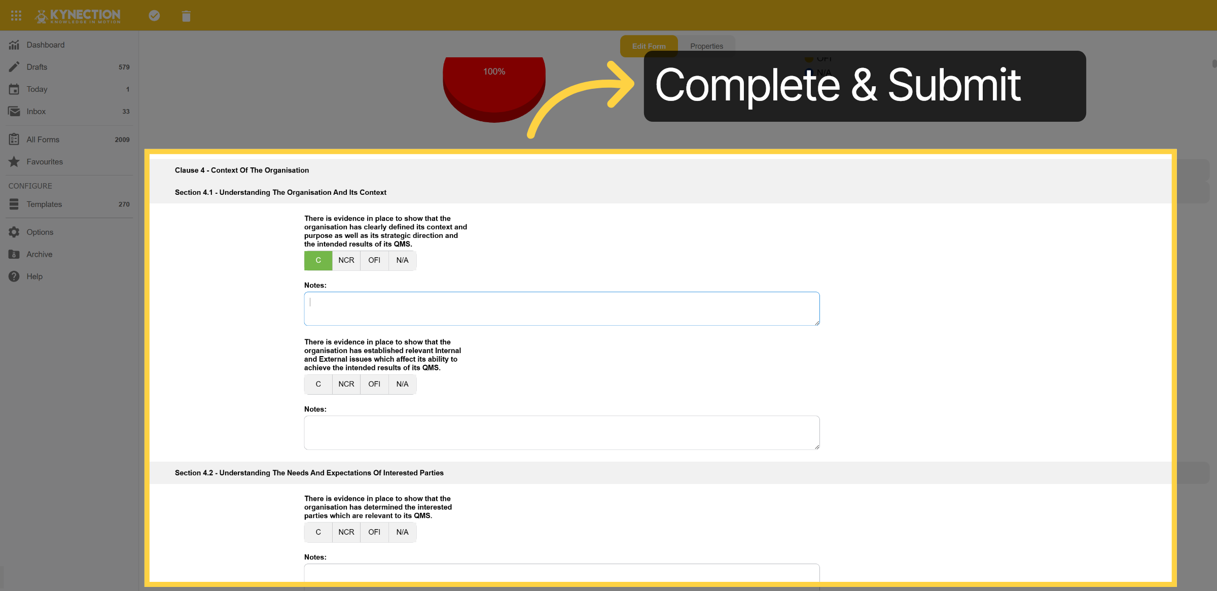 Complete & Submit