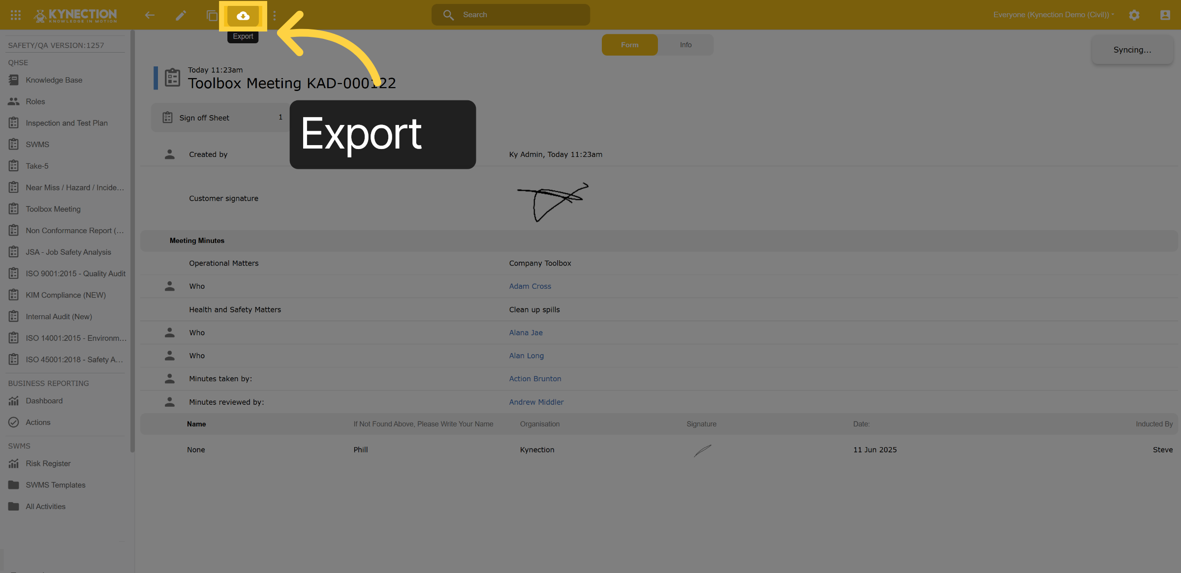 Export