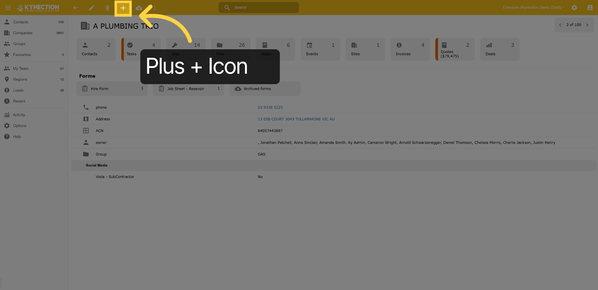 Plus + Icon