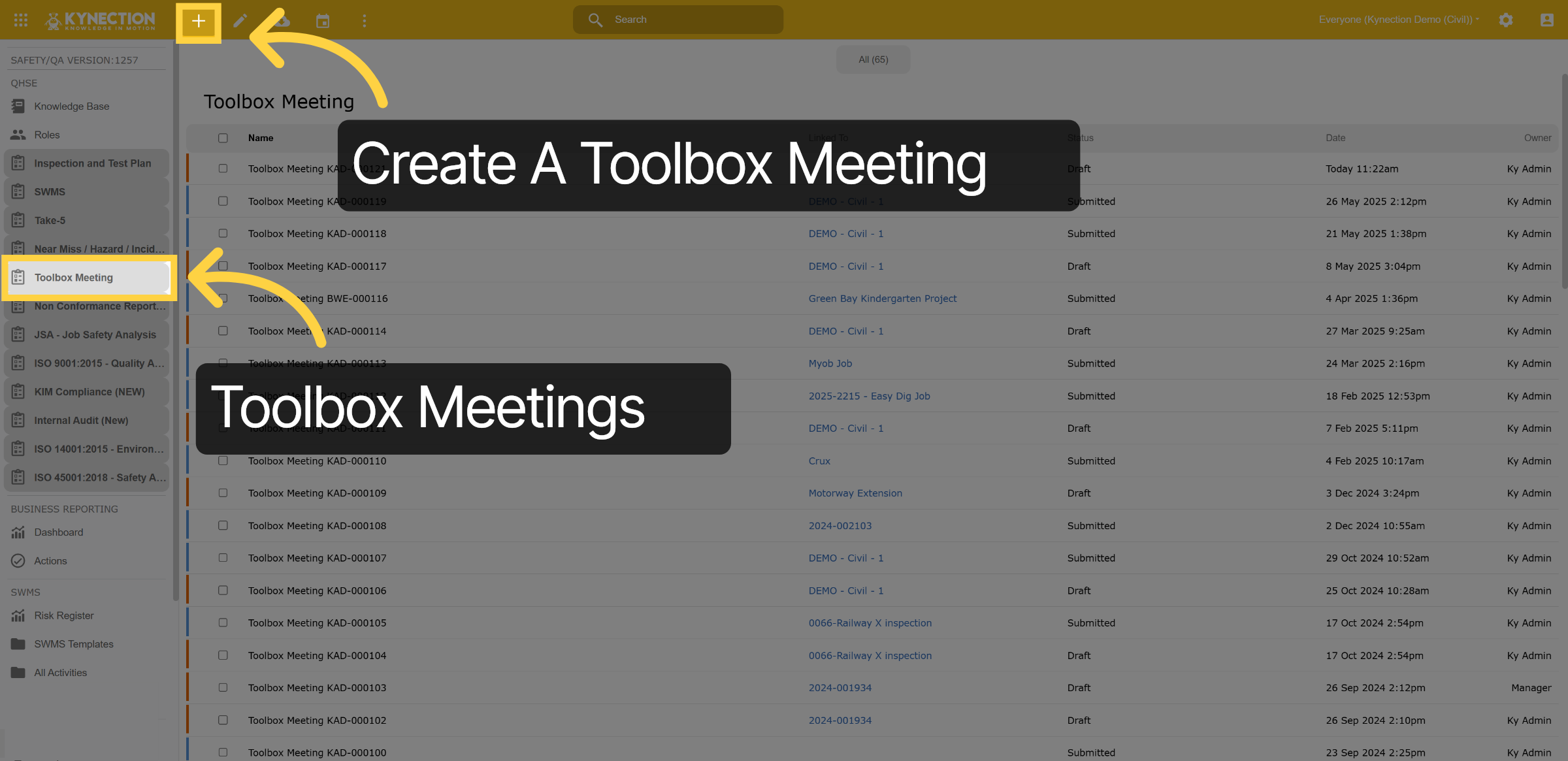 Toolbox Meetings