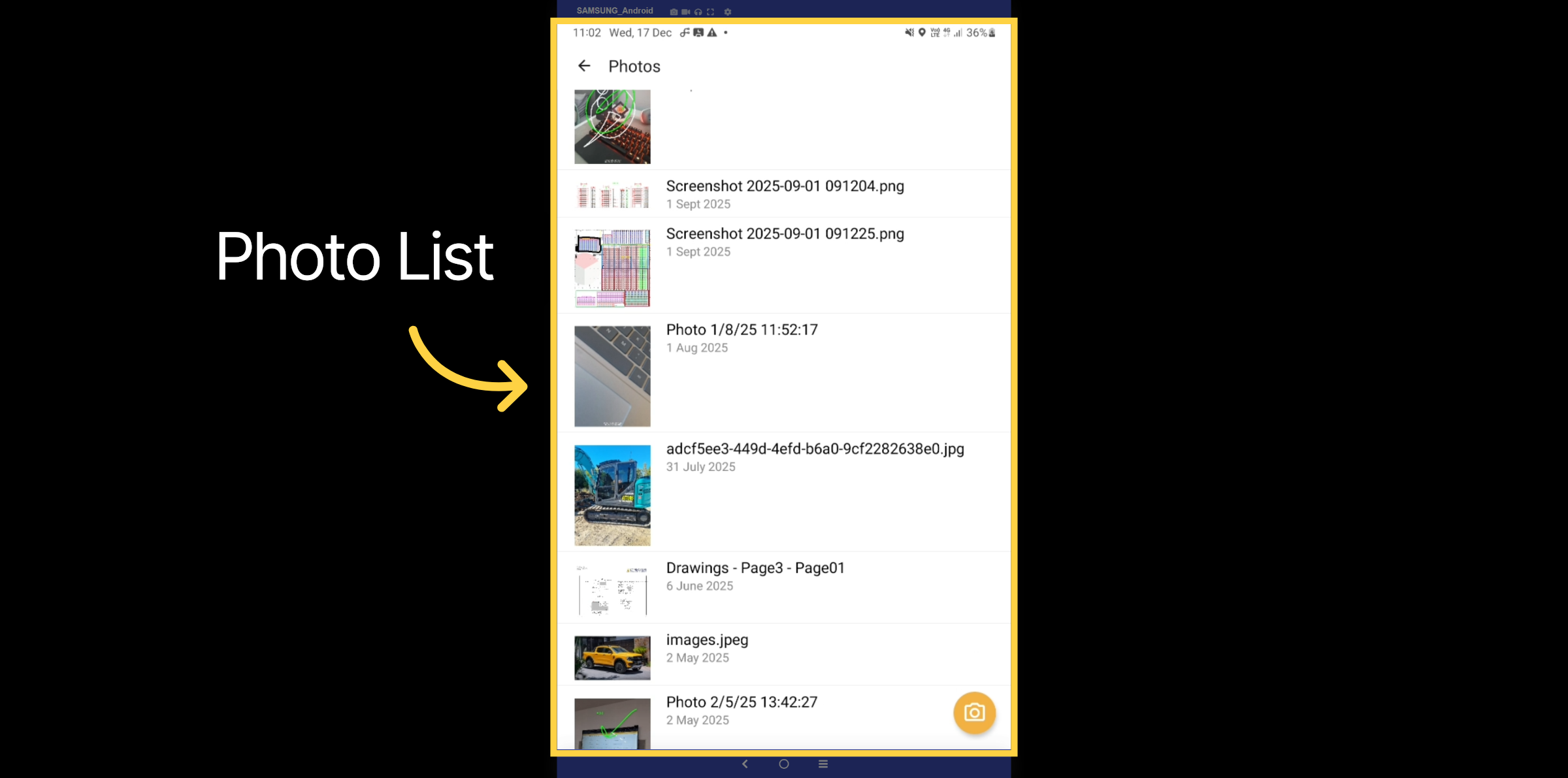 Photo List