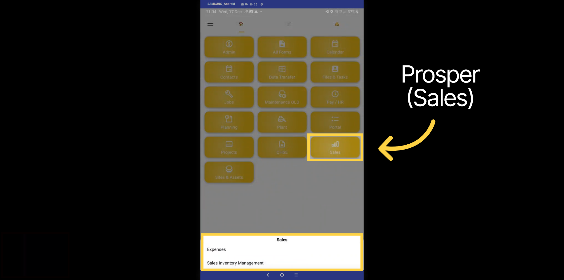 Prosper Module on Mobile