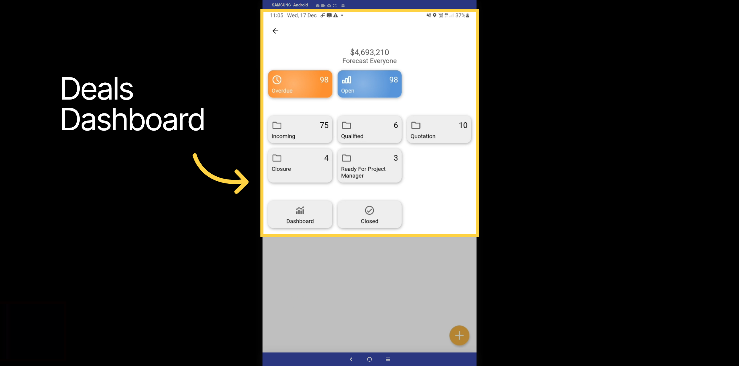 Deals Dashboard