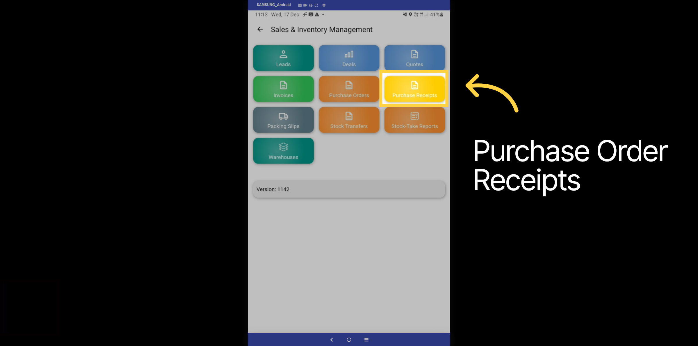 Purchase Order Receipts