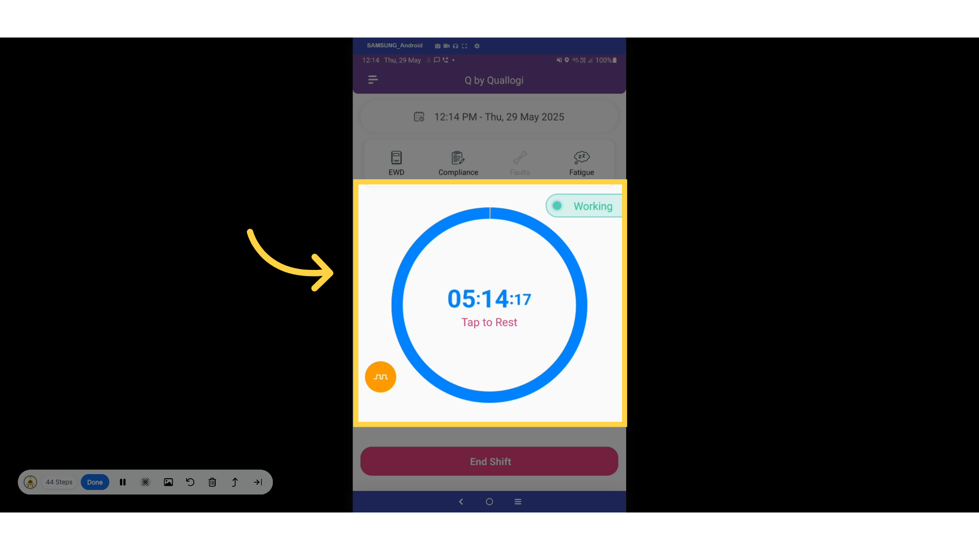 Shift Timer