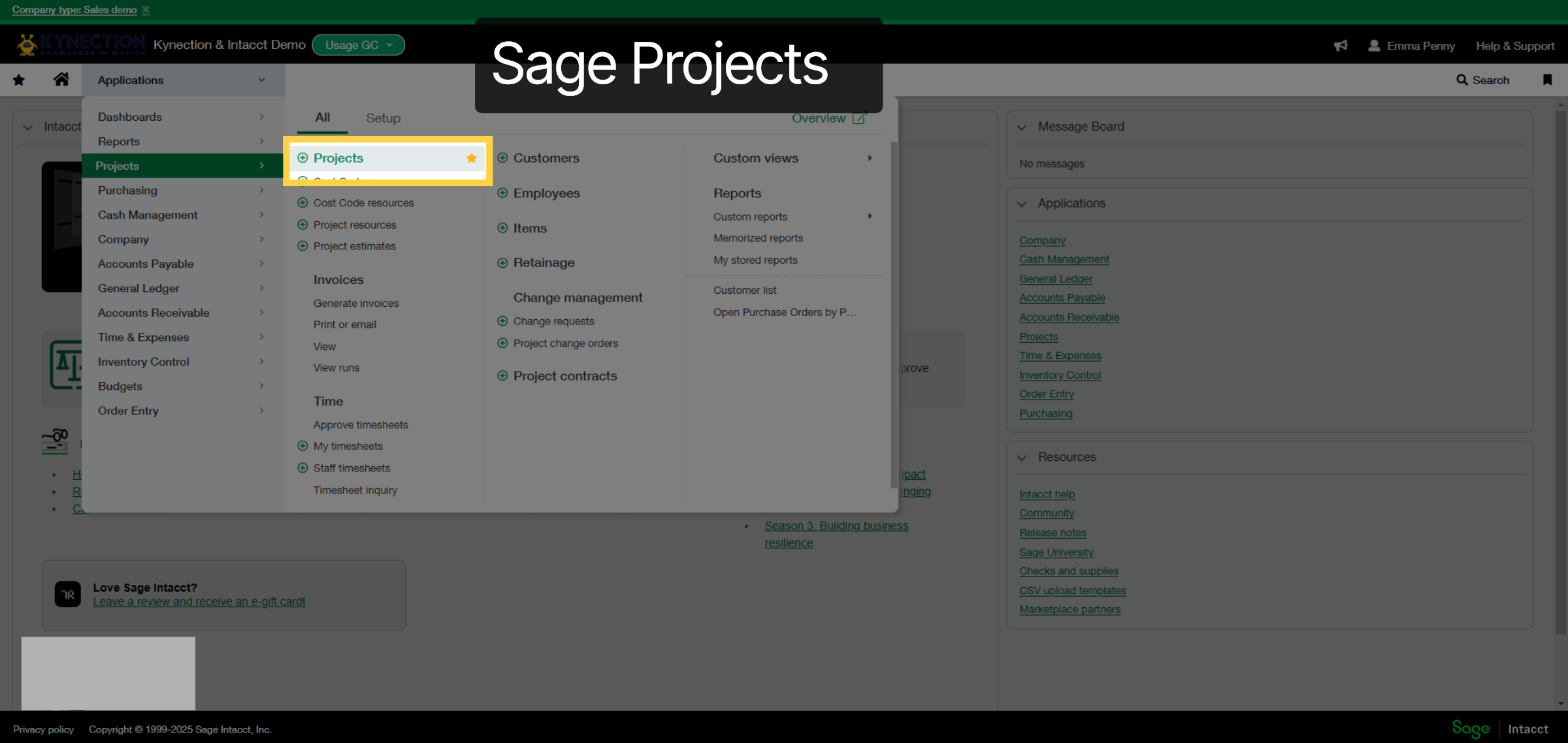 Sage Projects
