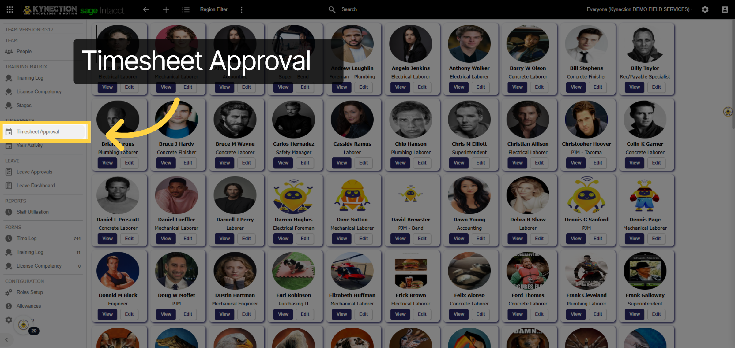 Timesheet Approval