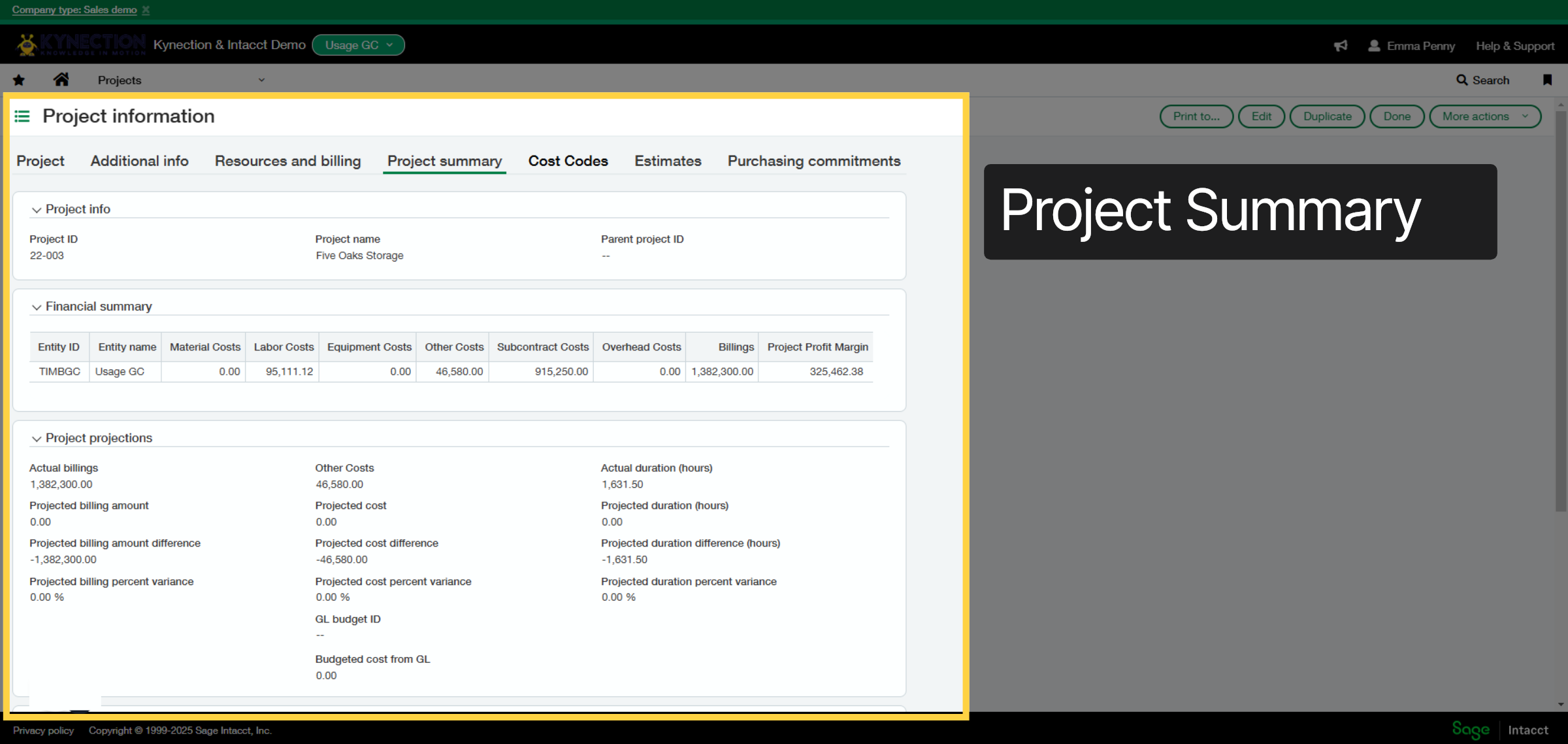 Project summary
