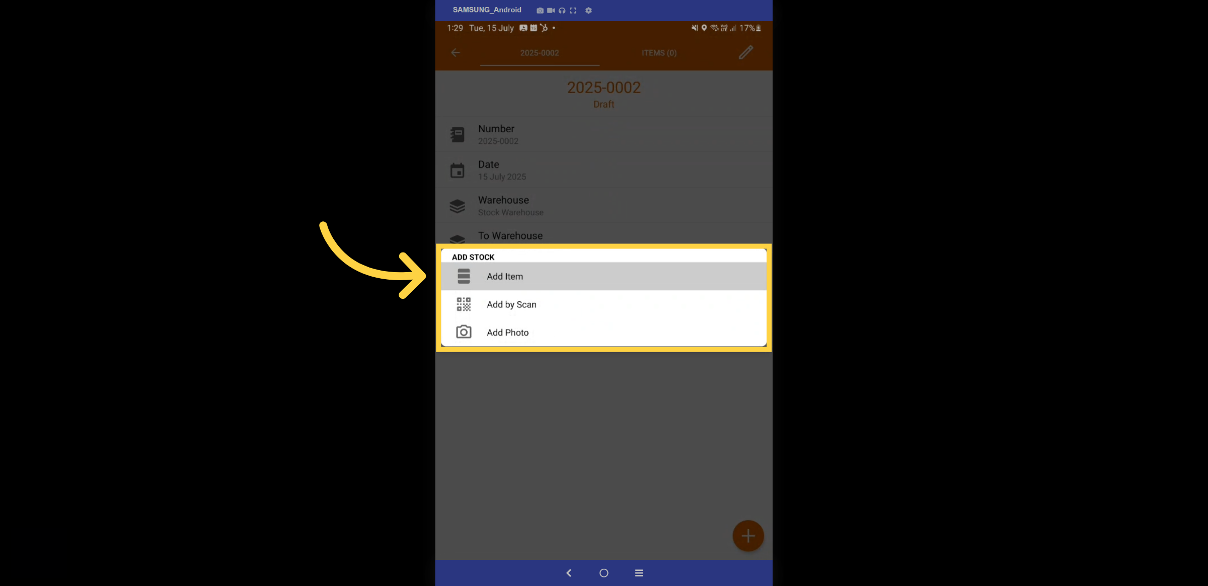 Add Item