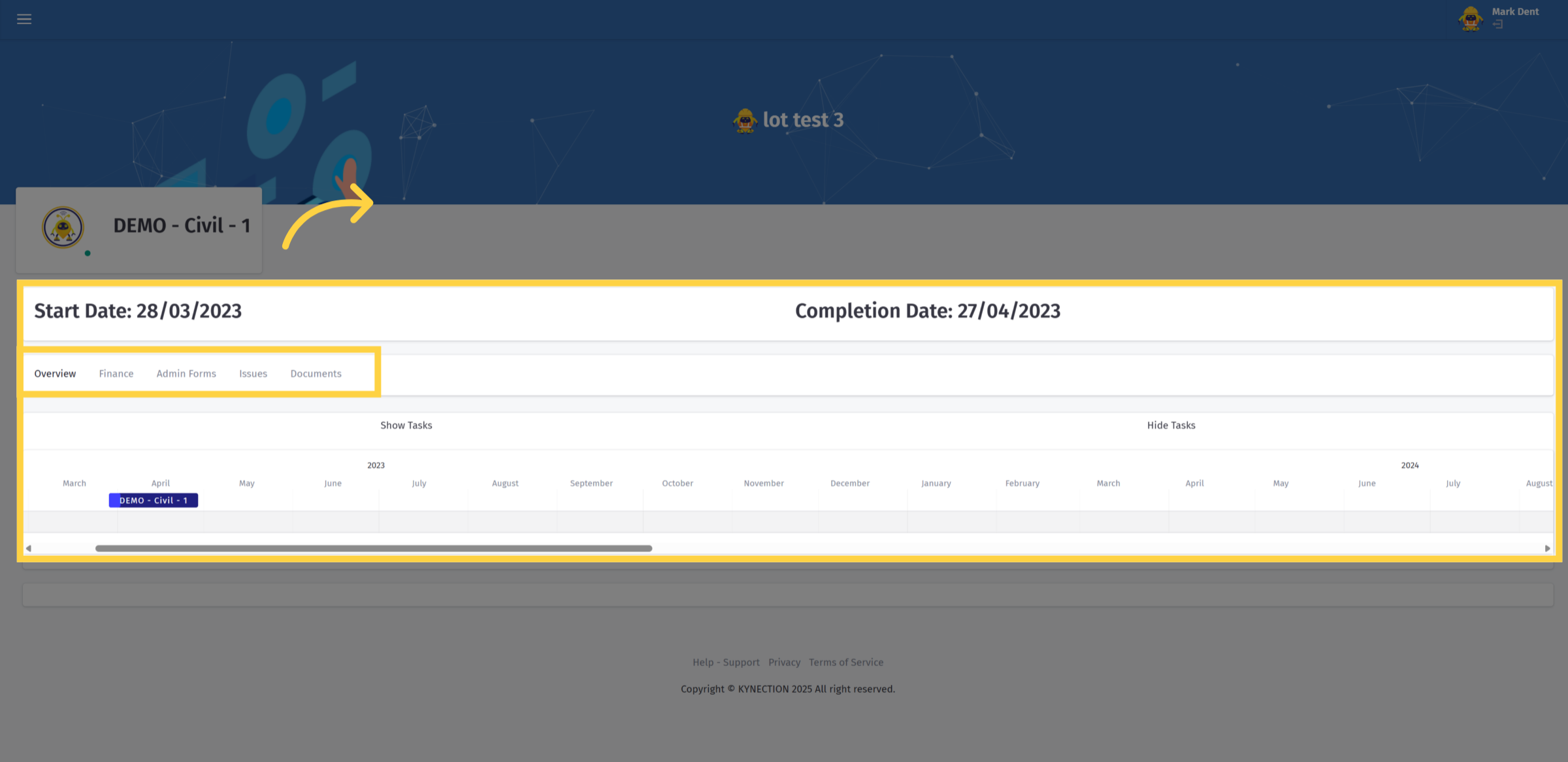 Project Dashboard
