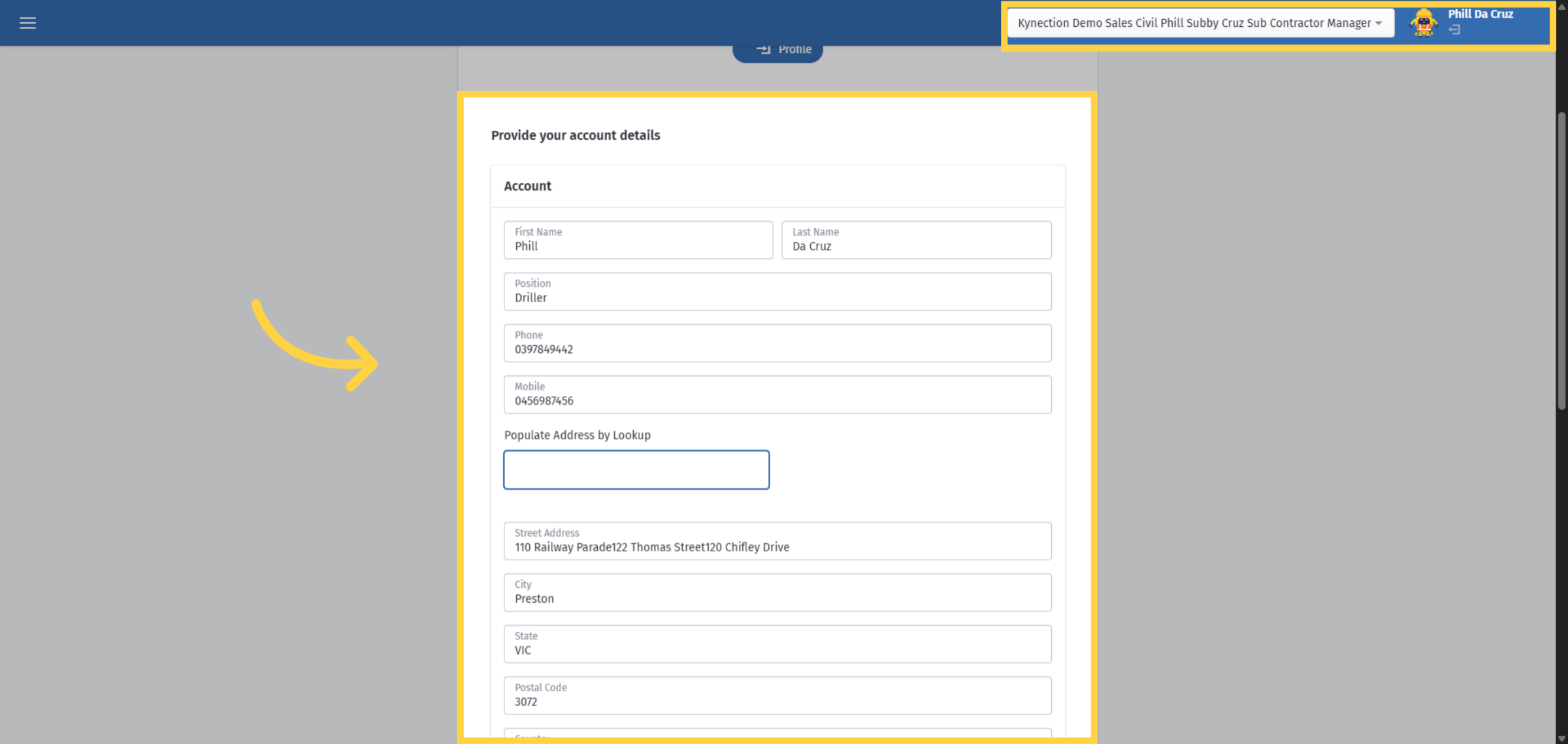 Induction Form