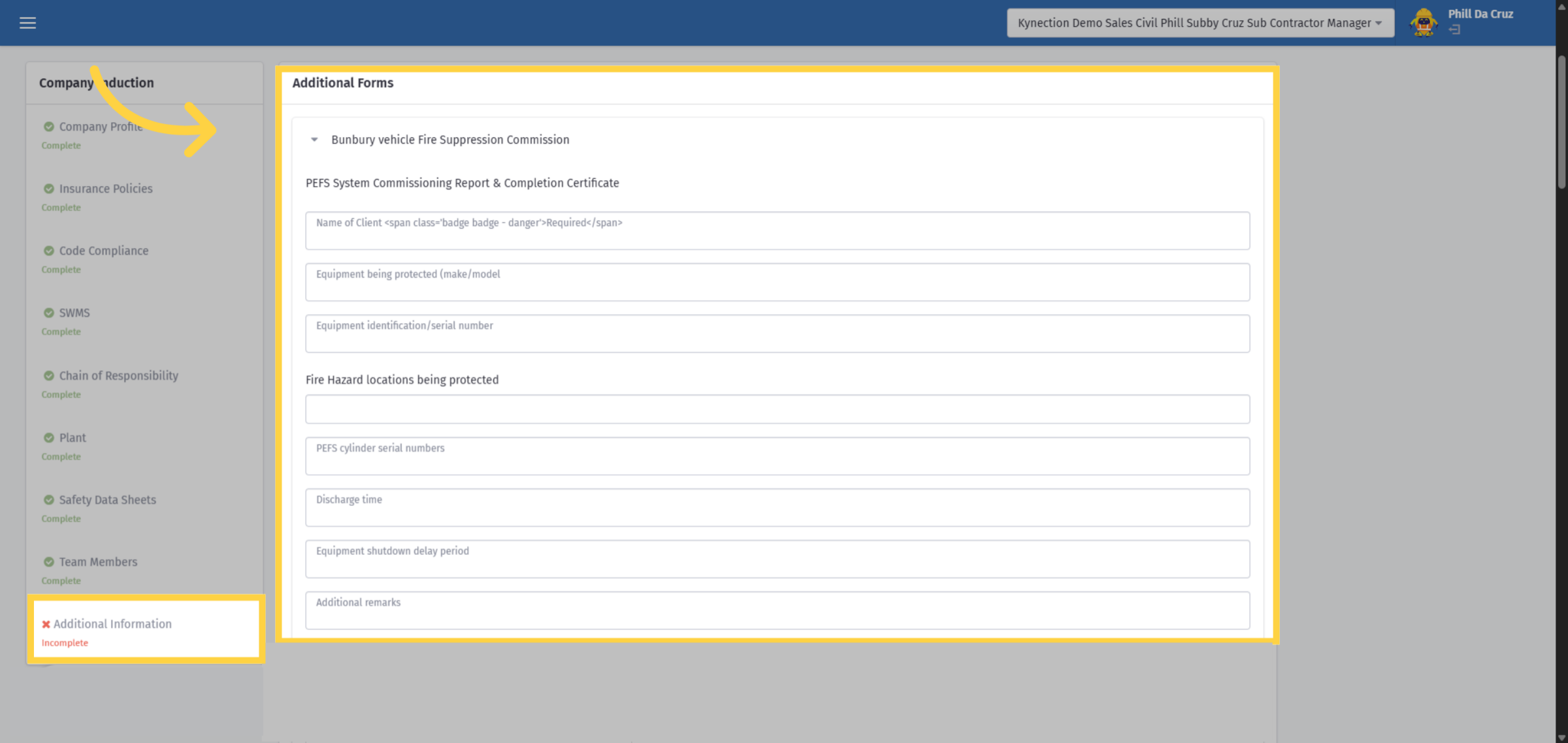 Additional Forms