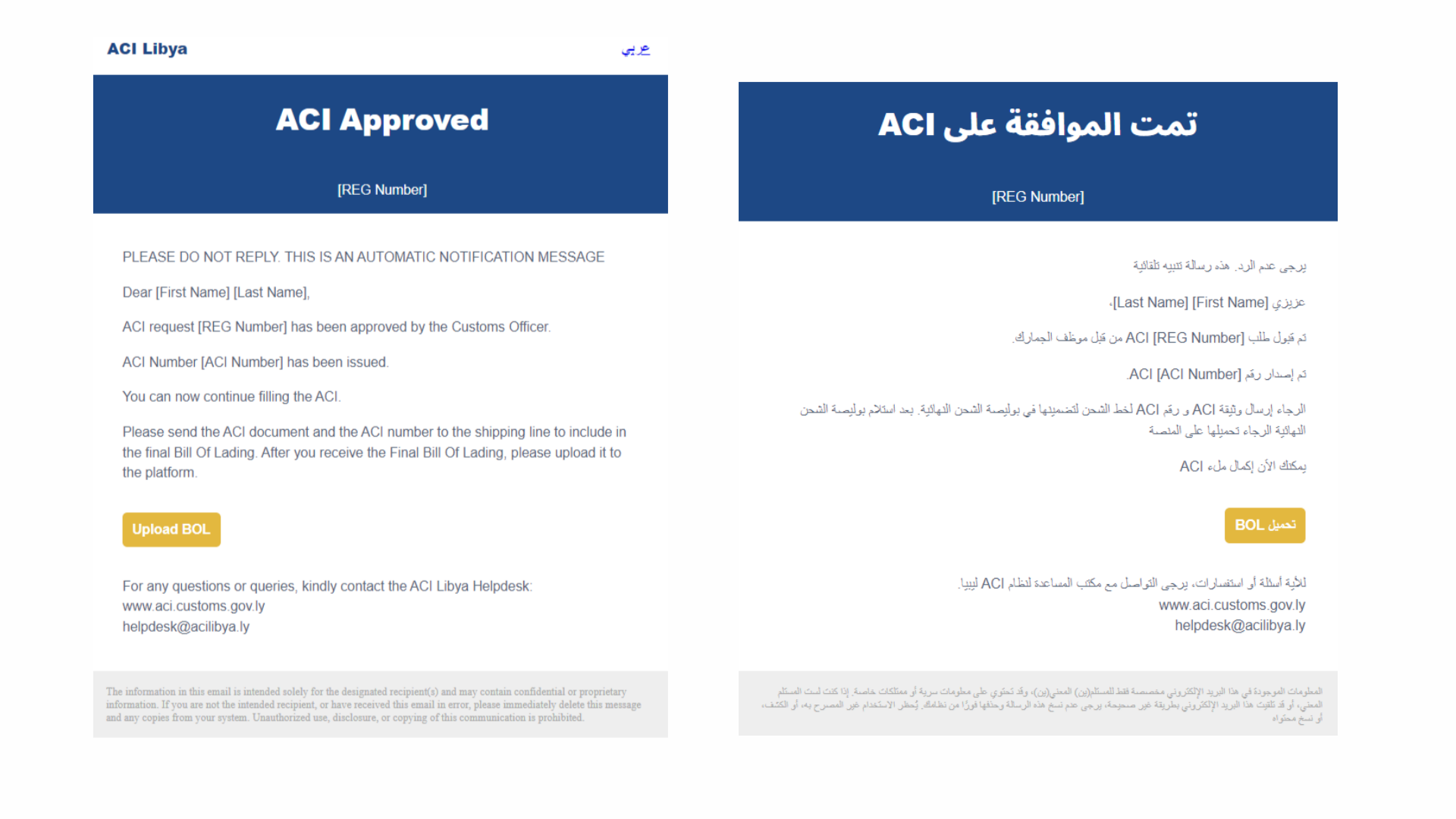 ACI Approval