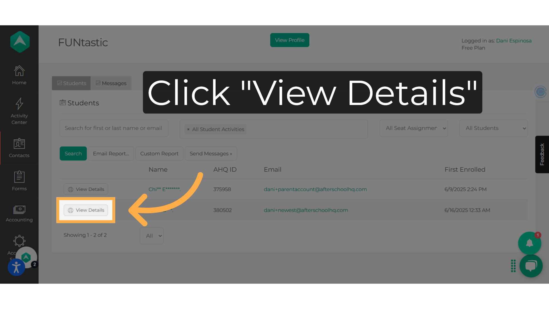Click 'View Details'