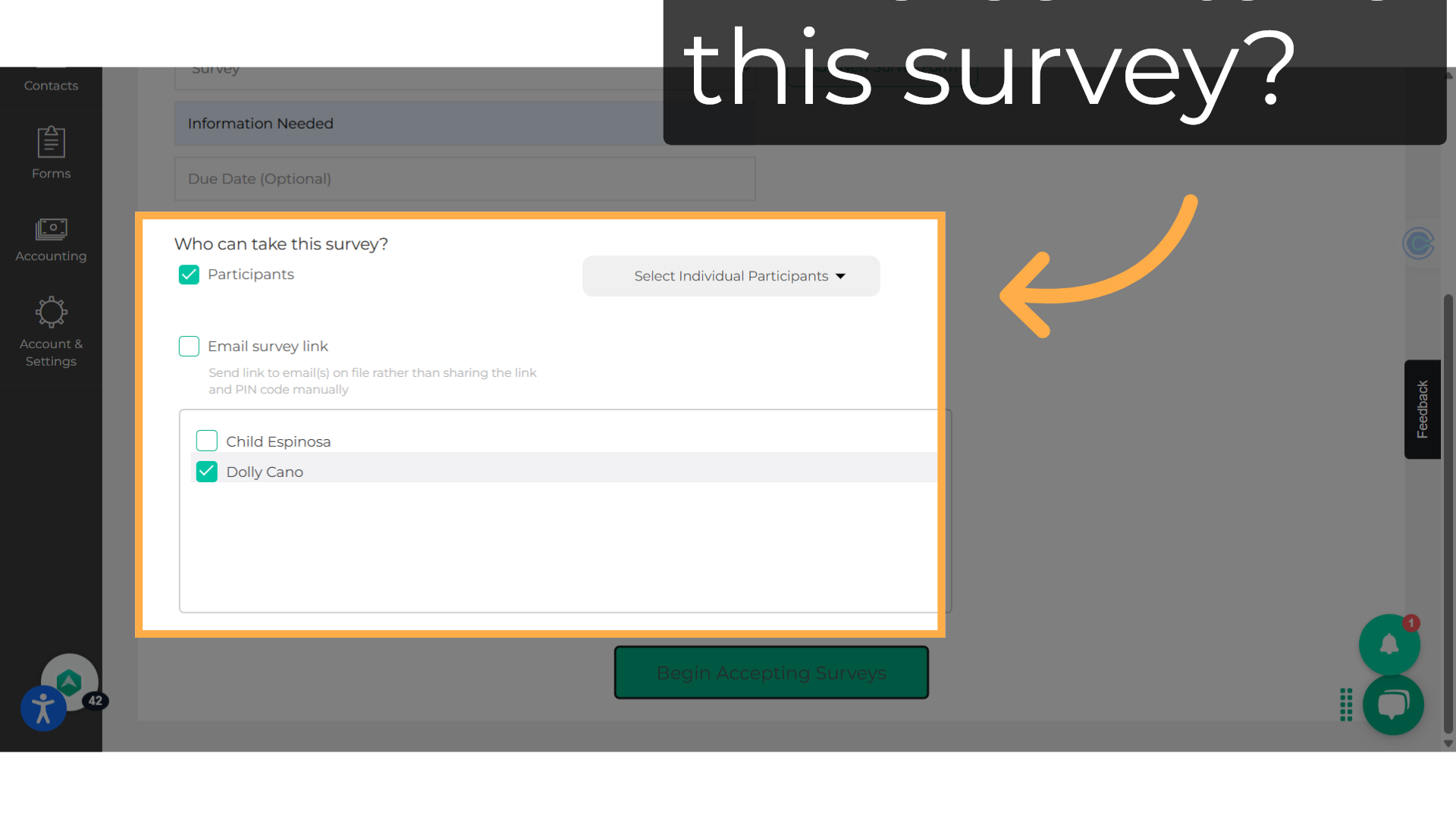 Who can take this survey?