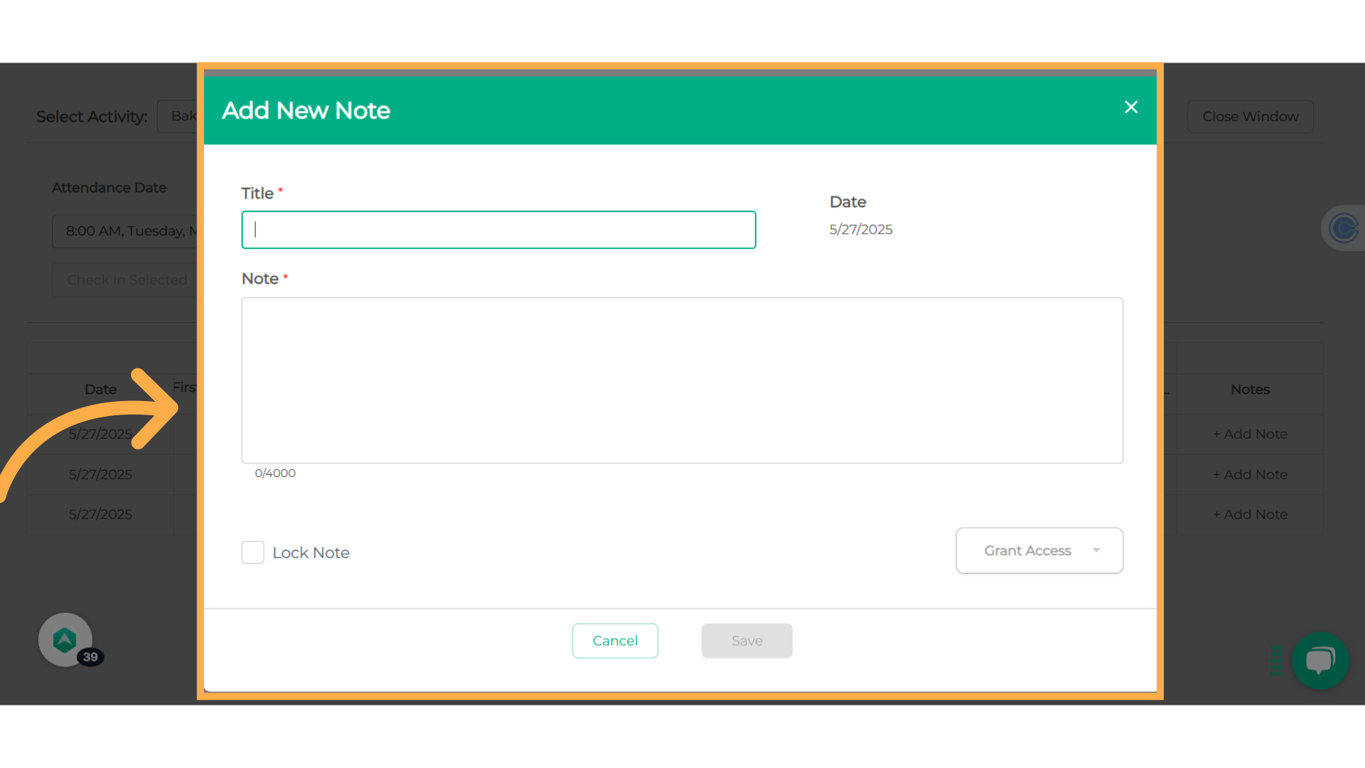 Add the required information
