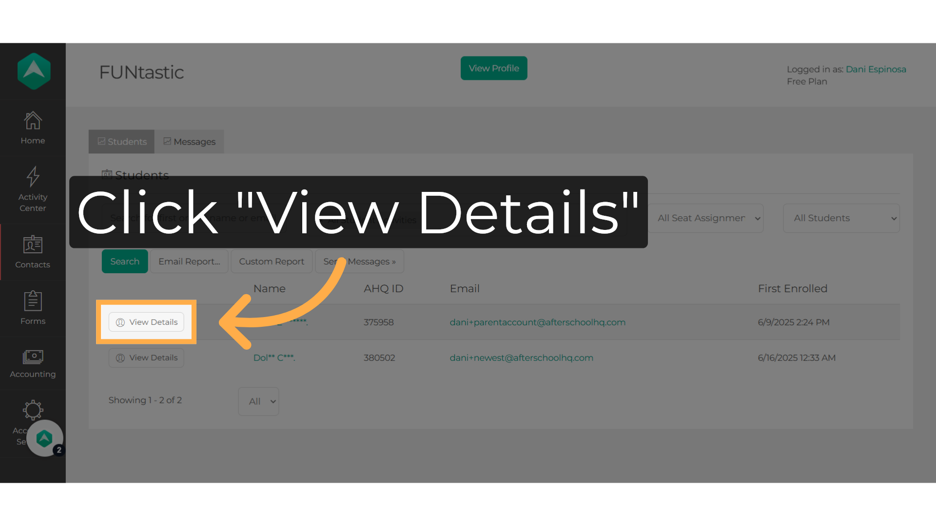 Click 'View Details'
