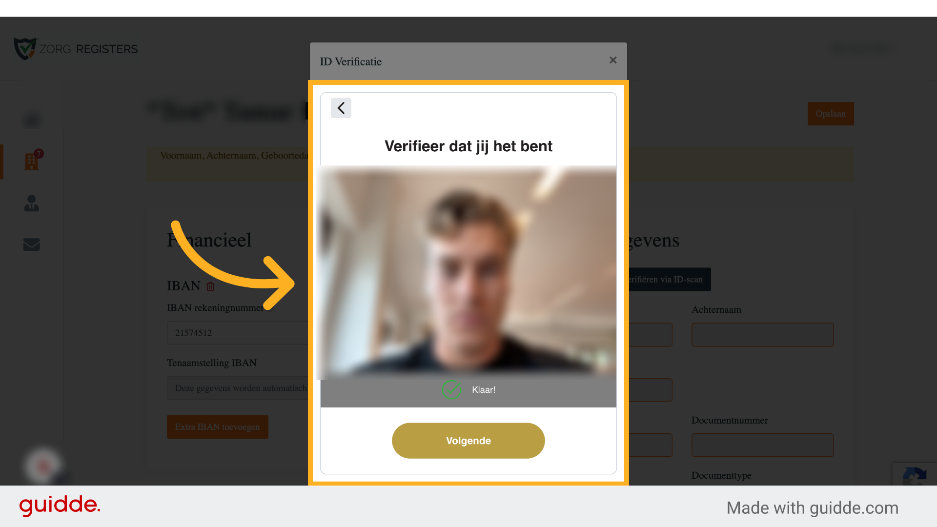 Klik op 'volgende'
