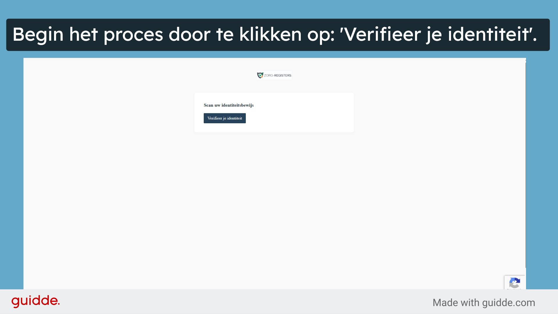 Verifieer je identiteit