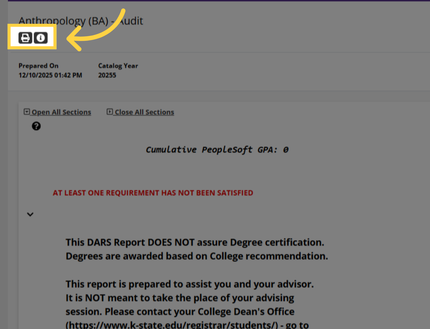Print friendly option