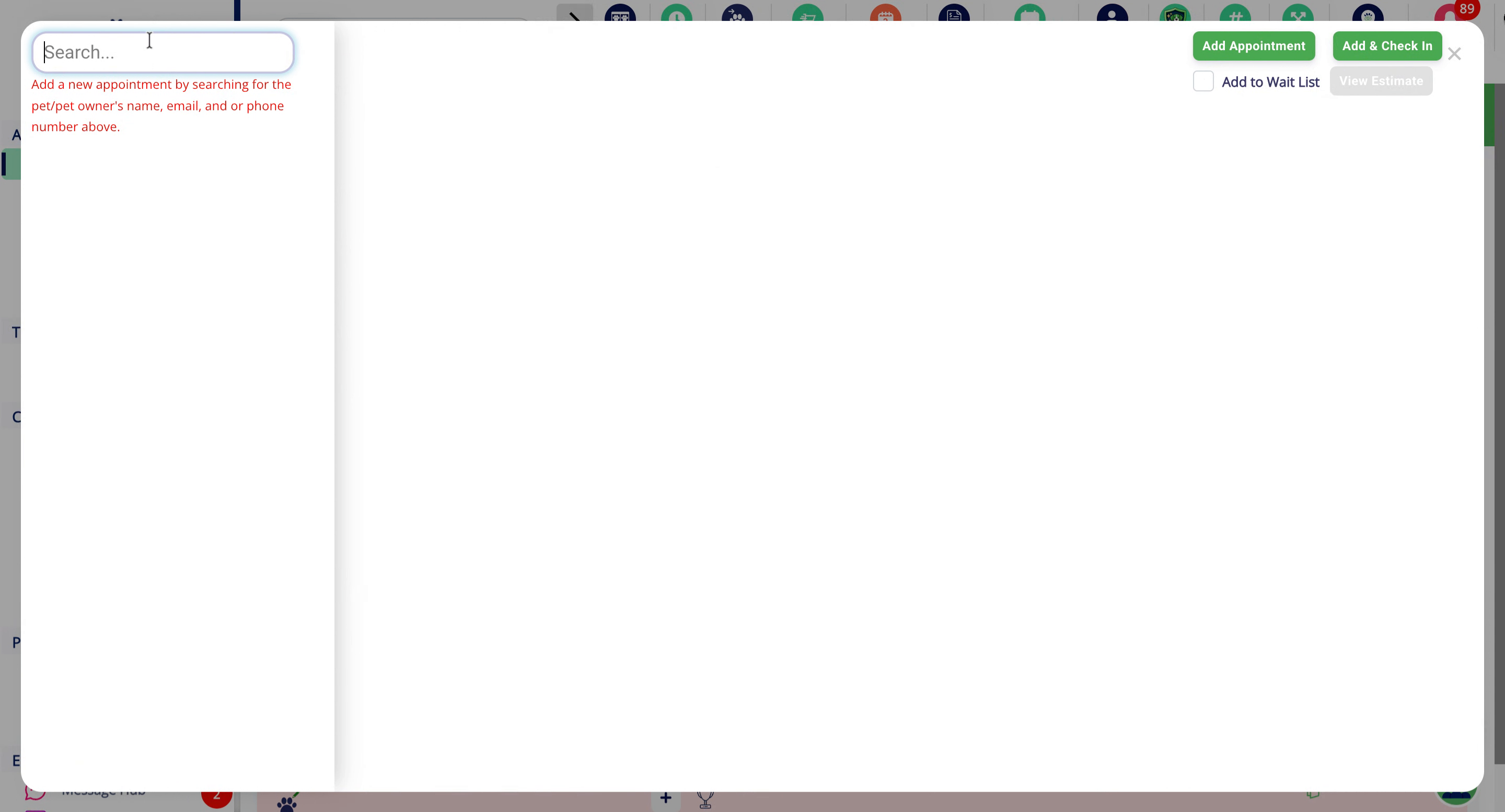 Enter Client details