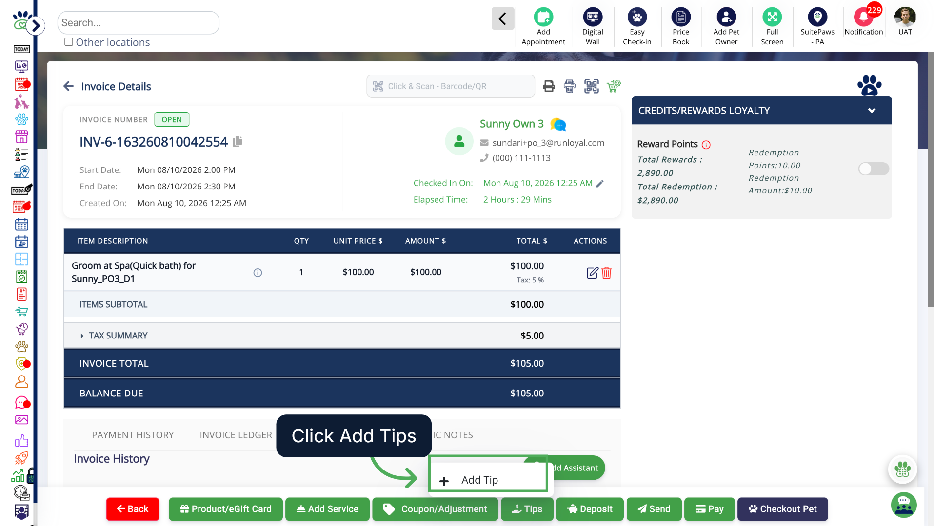 Add Tip