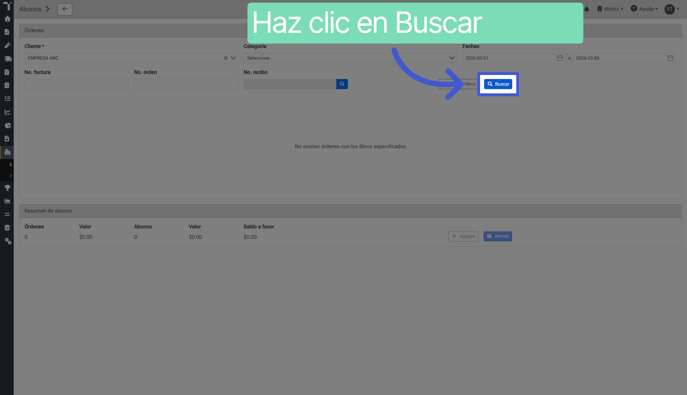 Clic en Botón Buscar