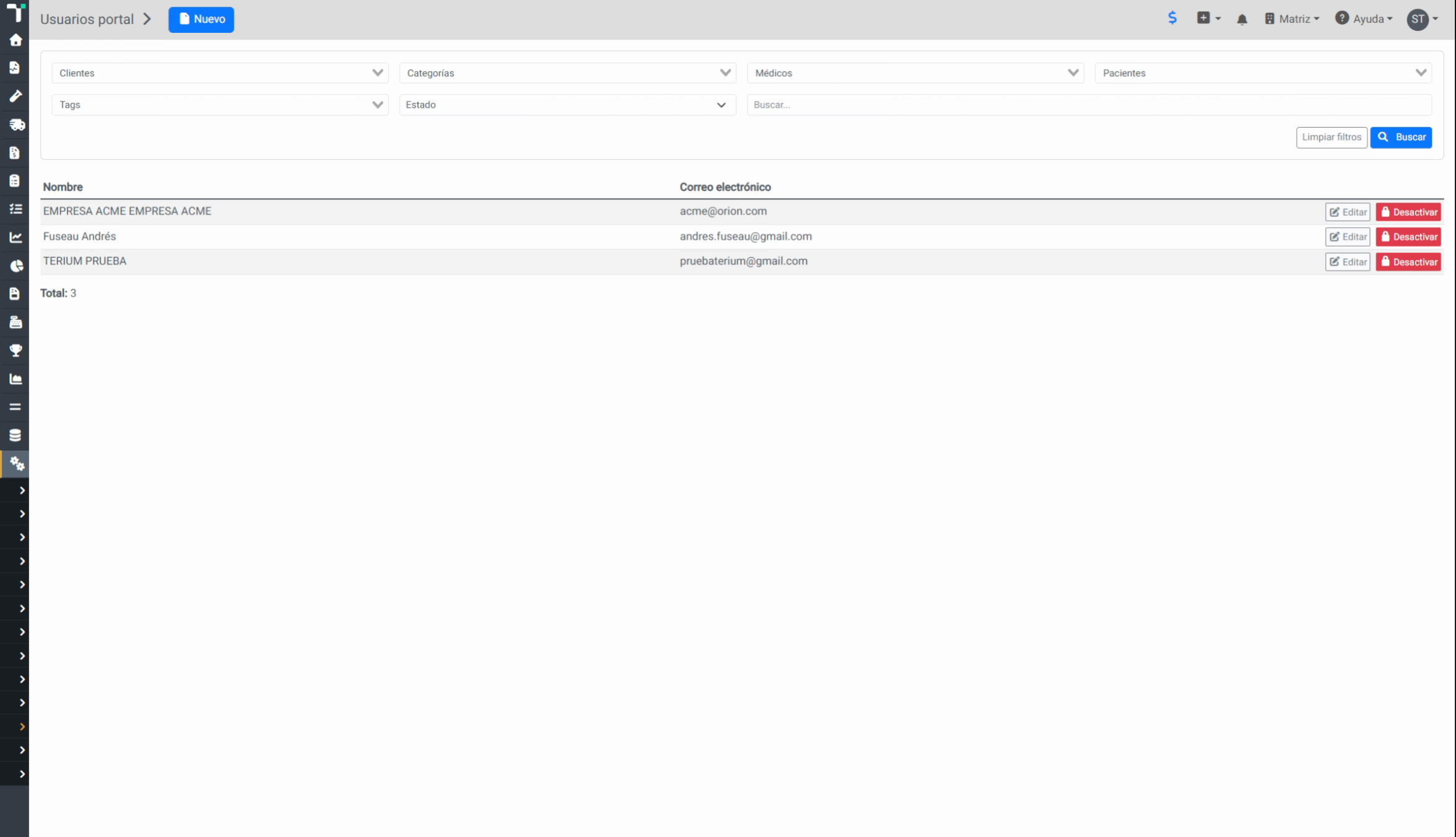 Acceder a URL del Portal