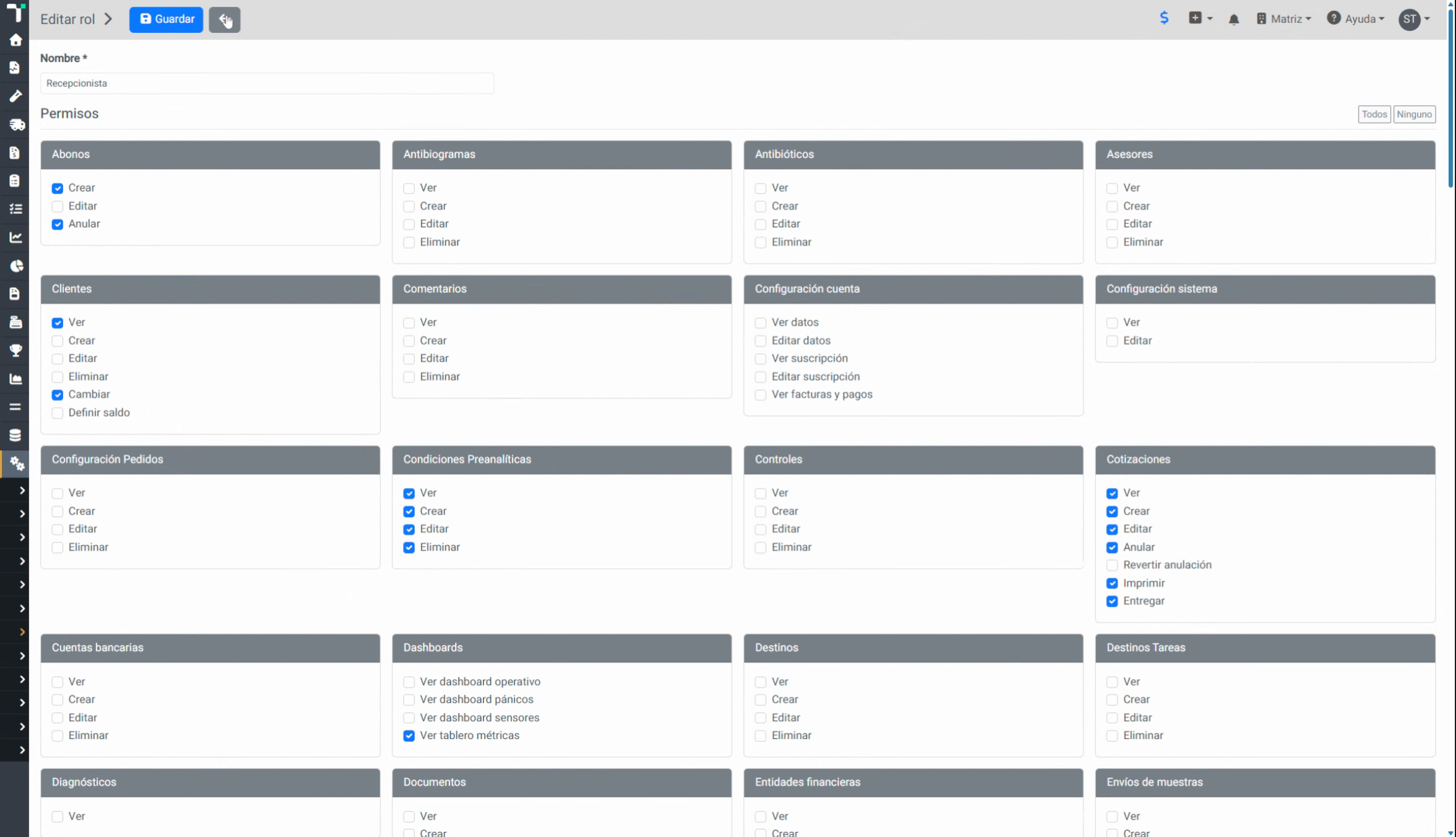 Roles Personalizados