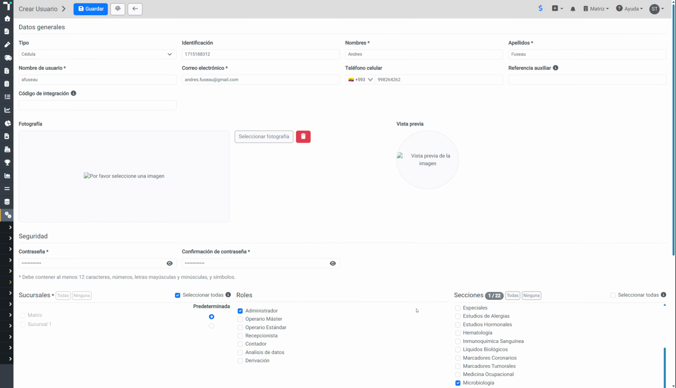Guardar Usuario y Verificar Notificación