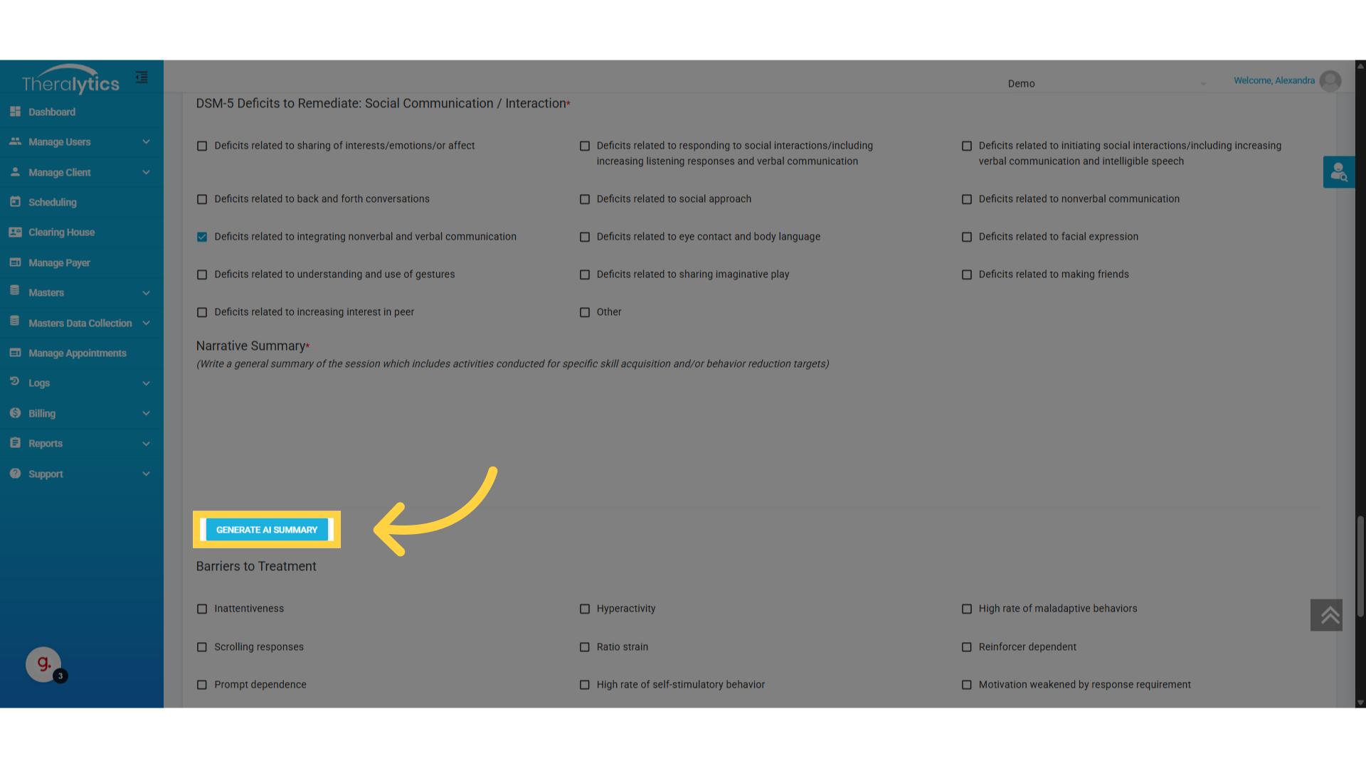 Click 'Generate AI summary'
