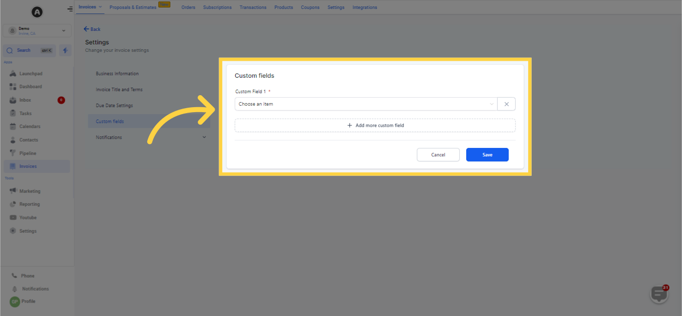 Custom Fields