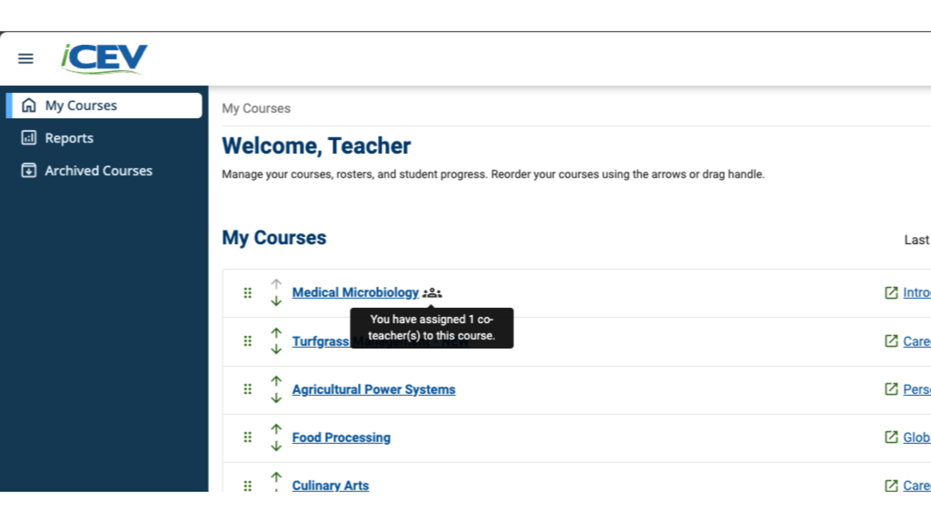 Identify Co-Teacher-Enabled Courses