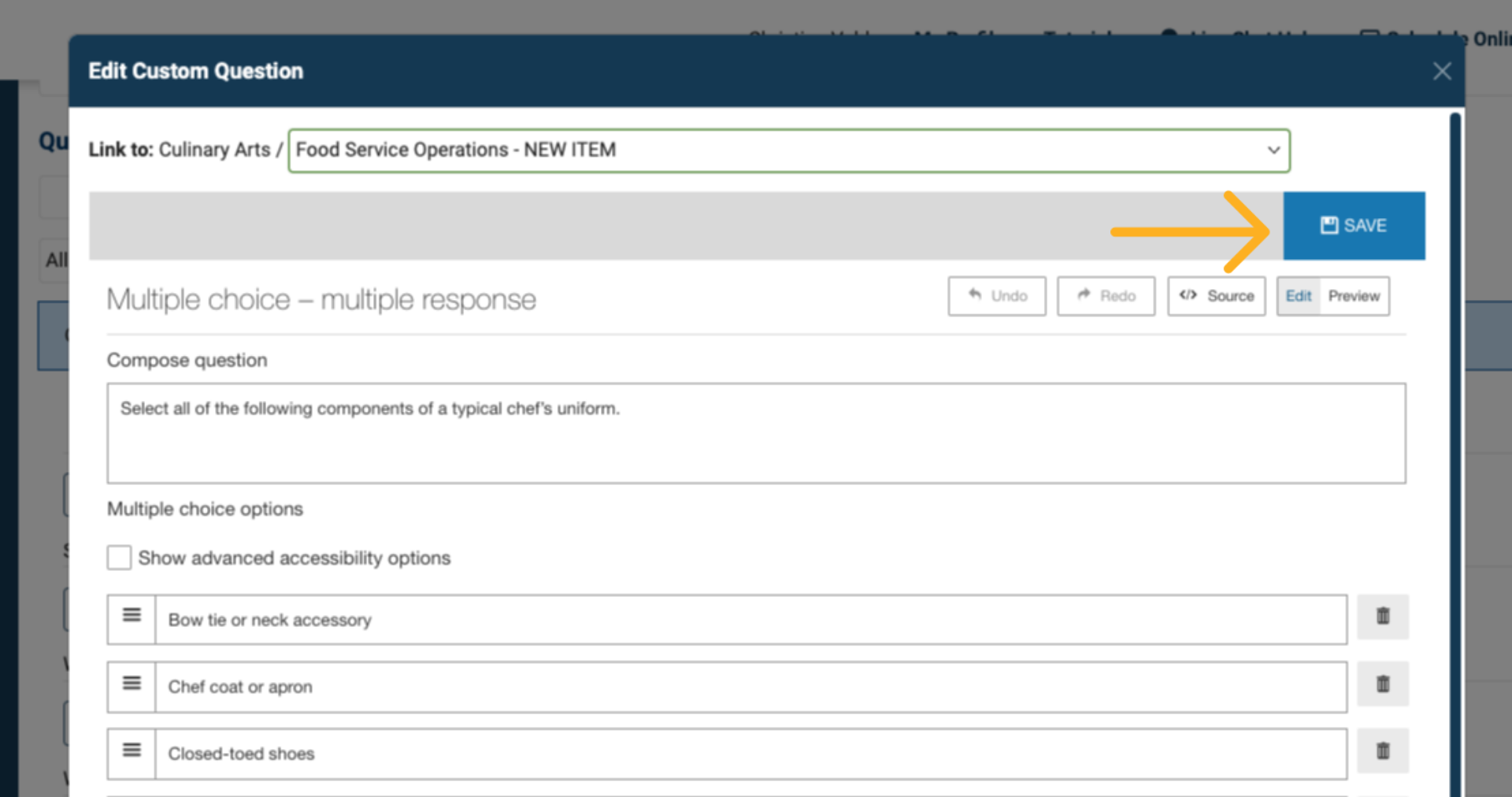 Save the Updated Association