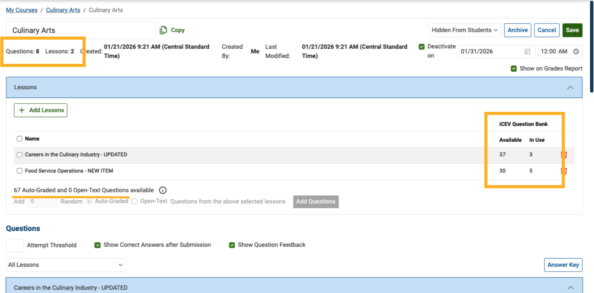 Review Your Assessment