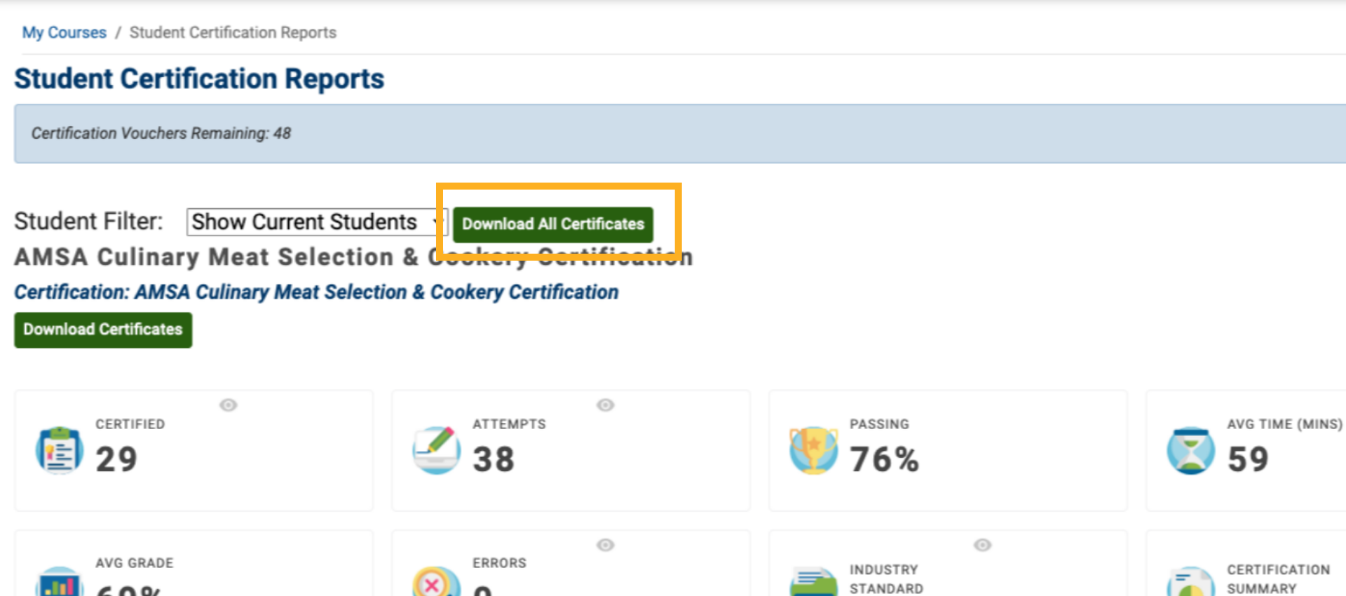 Download Classroom Certificate Bundles
