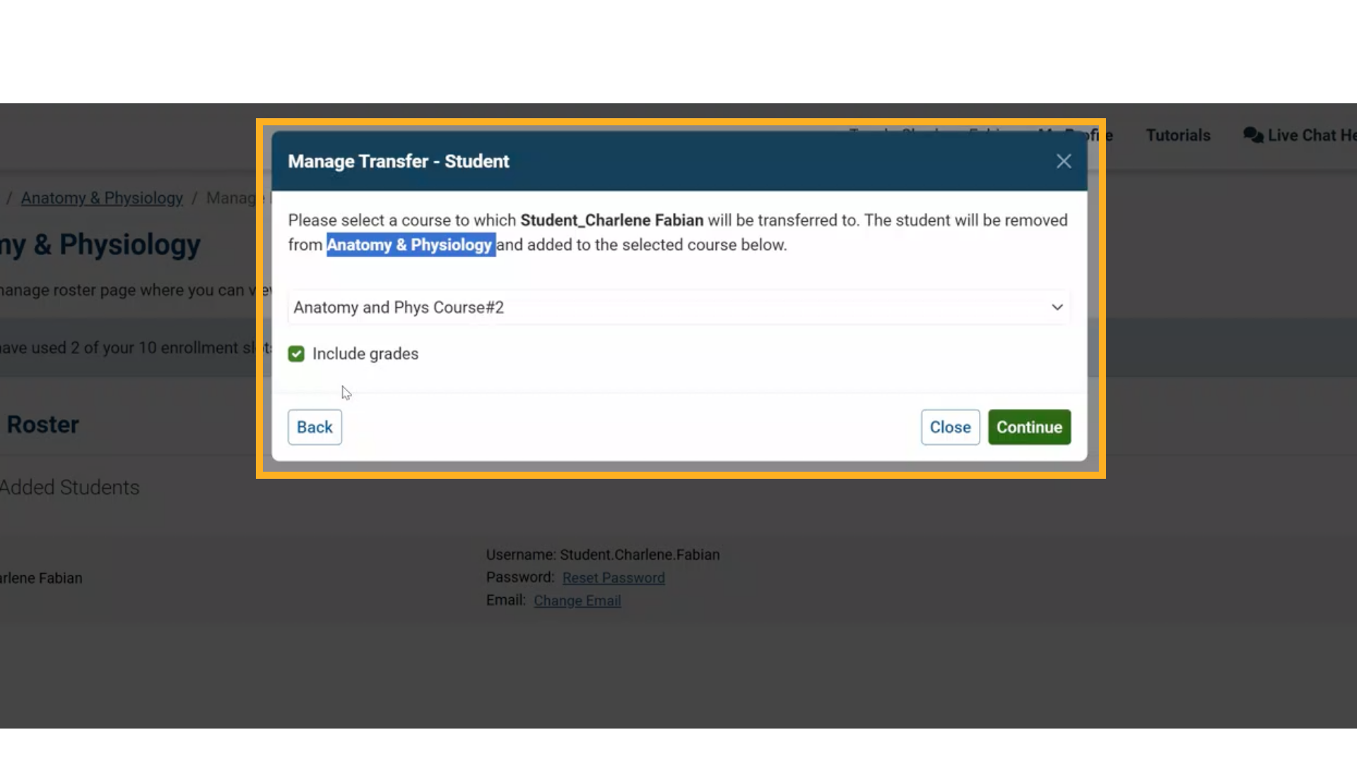 Decide Whether to Include Grades