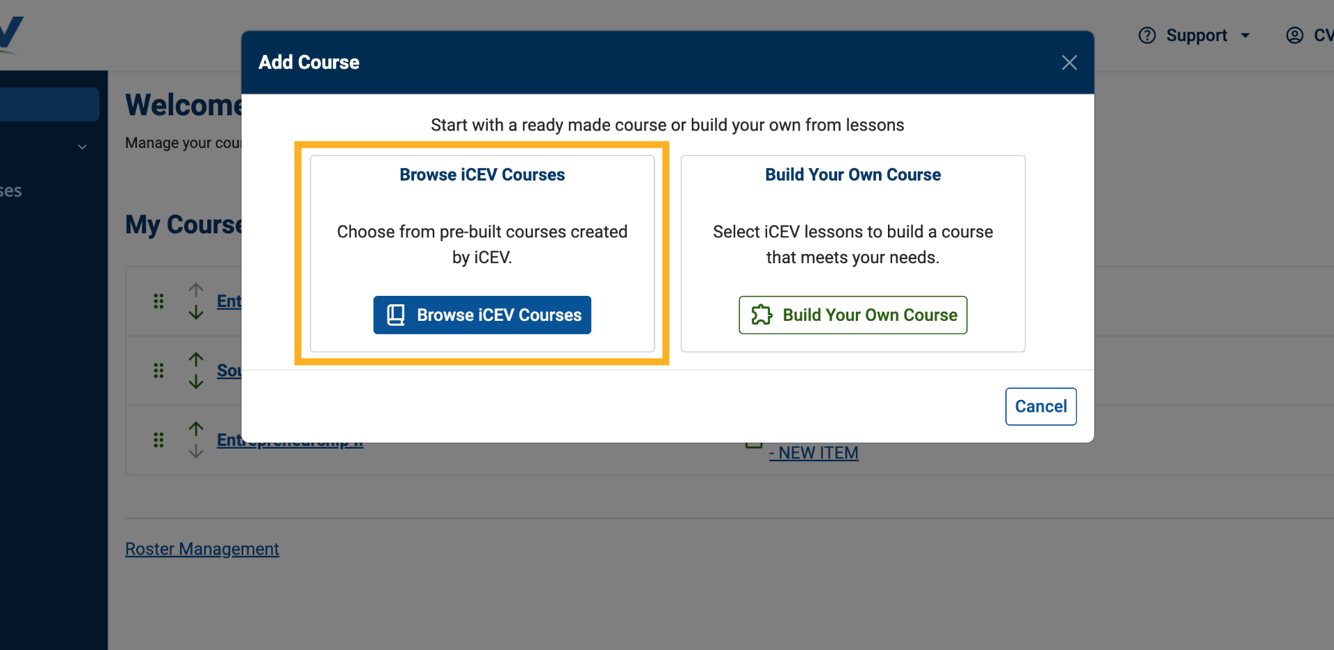 Browse Available Courses