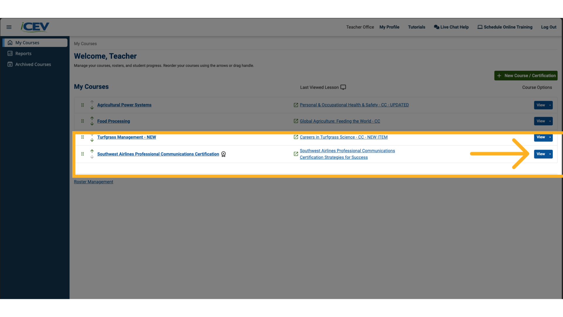 Selecting the Certification
