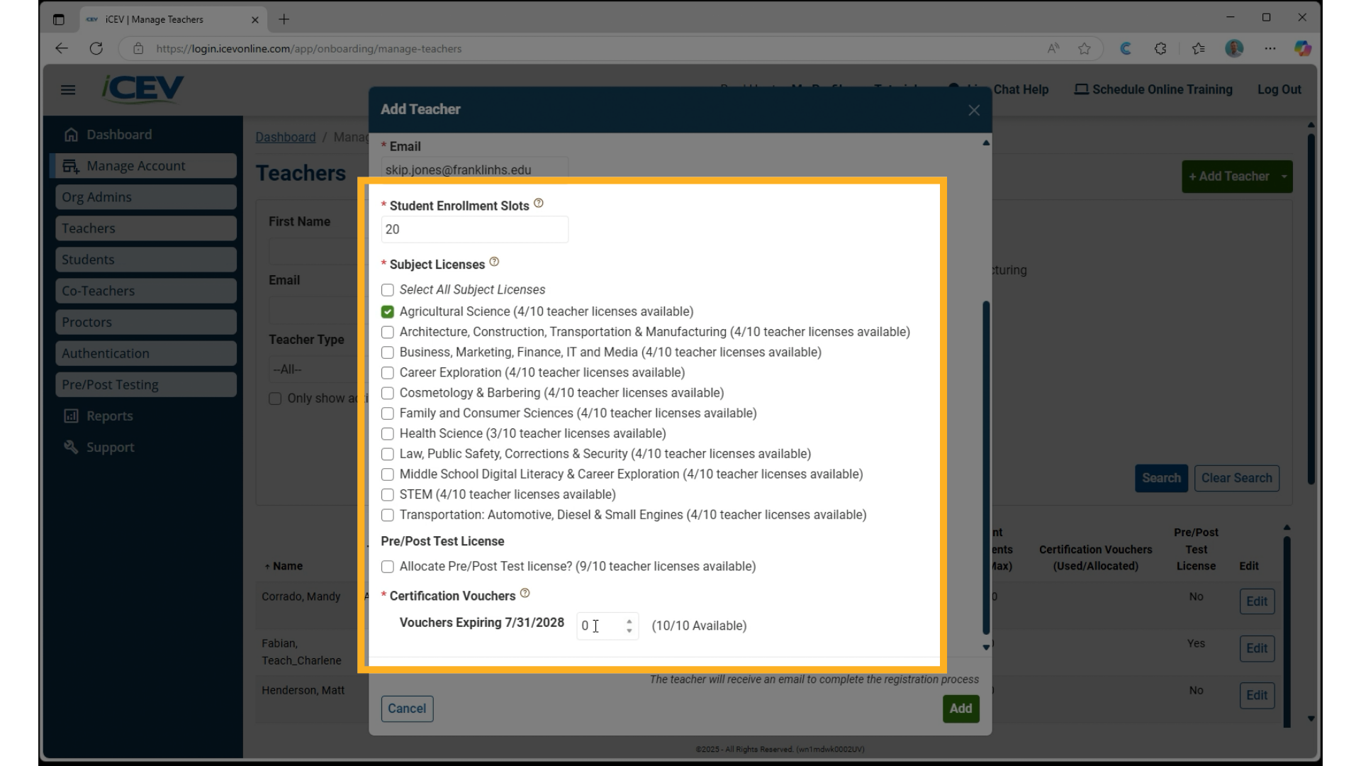 Assigning Licenses and Slots