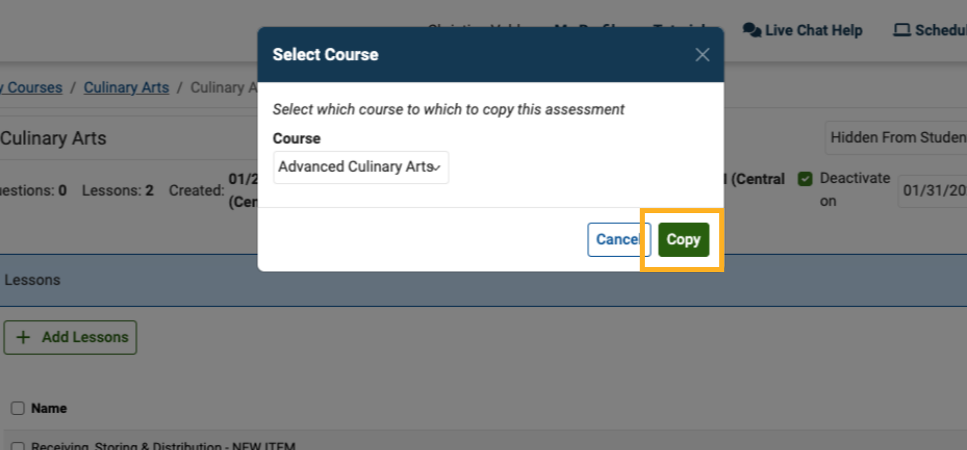 Choose the Destination Course