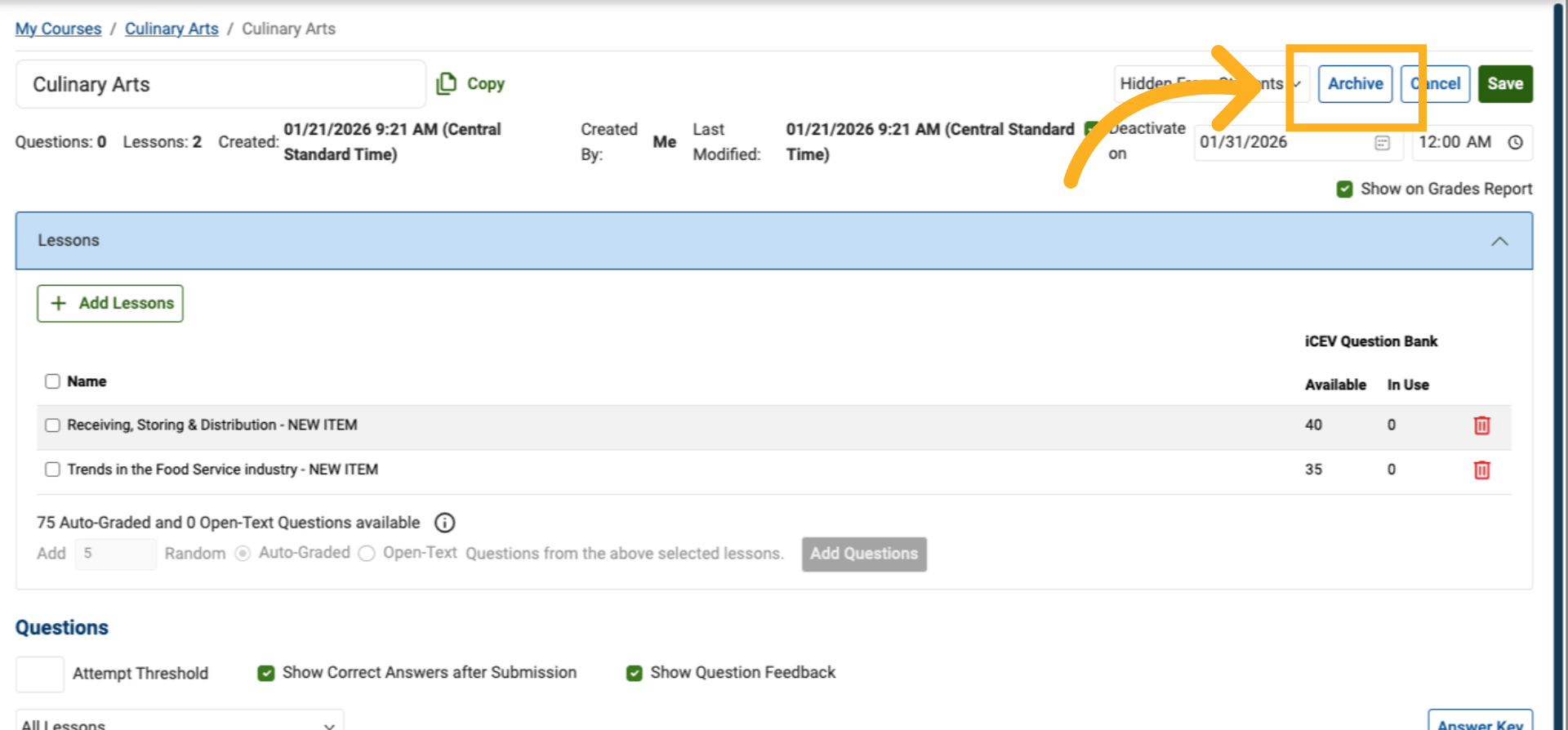 Understand What Archiving Does